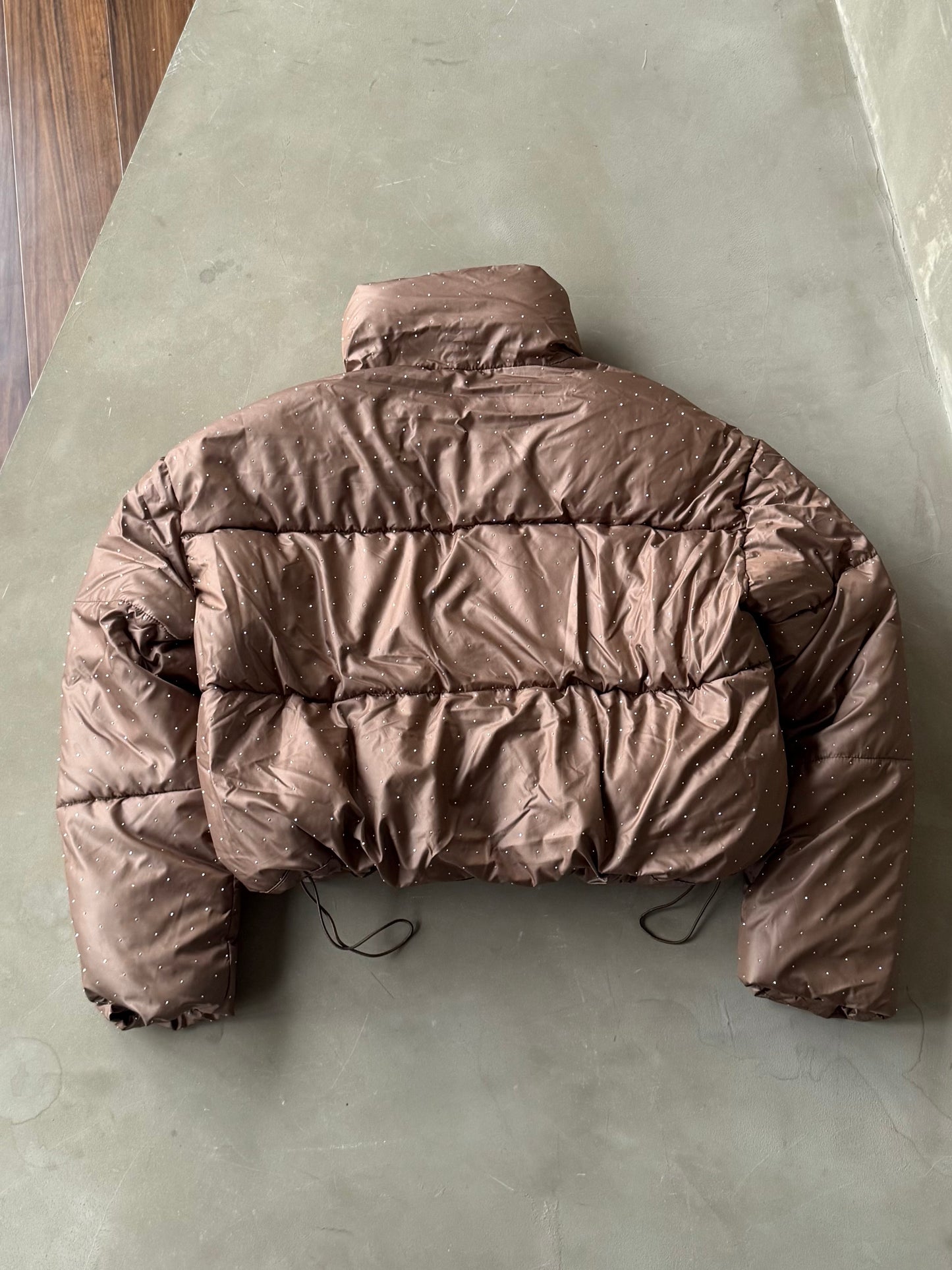 ラメショートダウンジャケット DPB86154