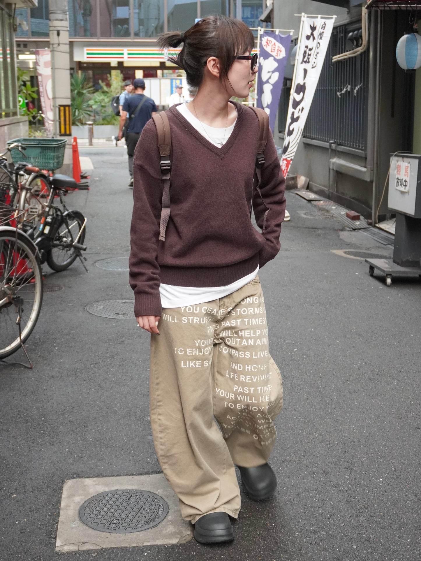レタリングペイントデニムパンツ DPB85323