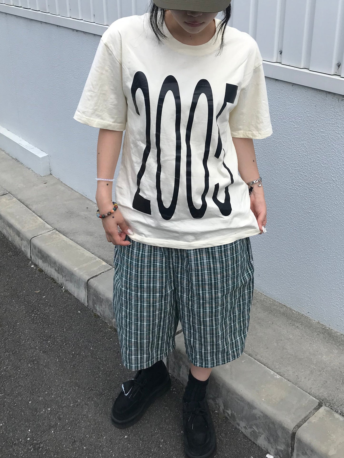 グリーンチェックハーフパンツ DPB89262
