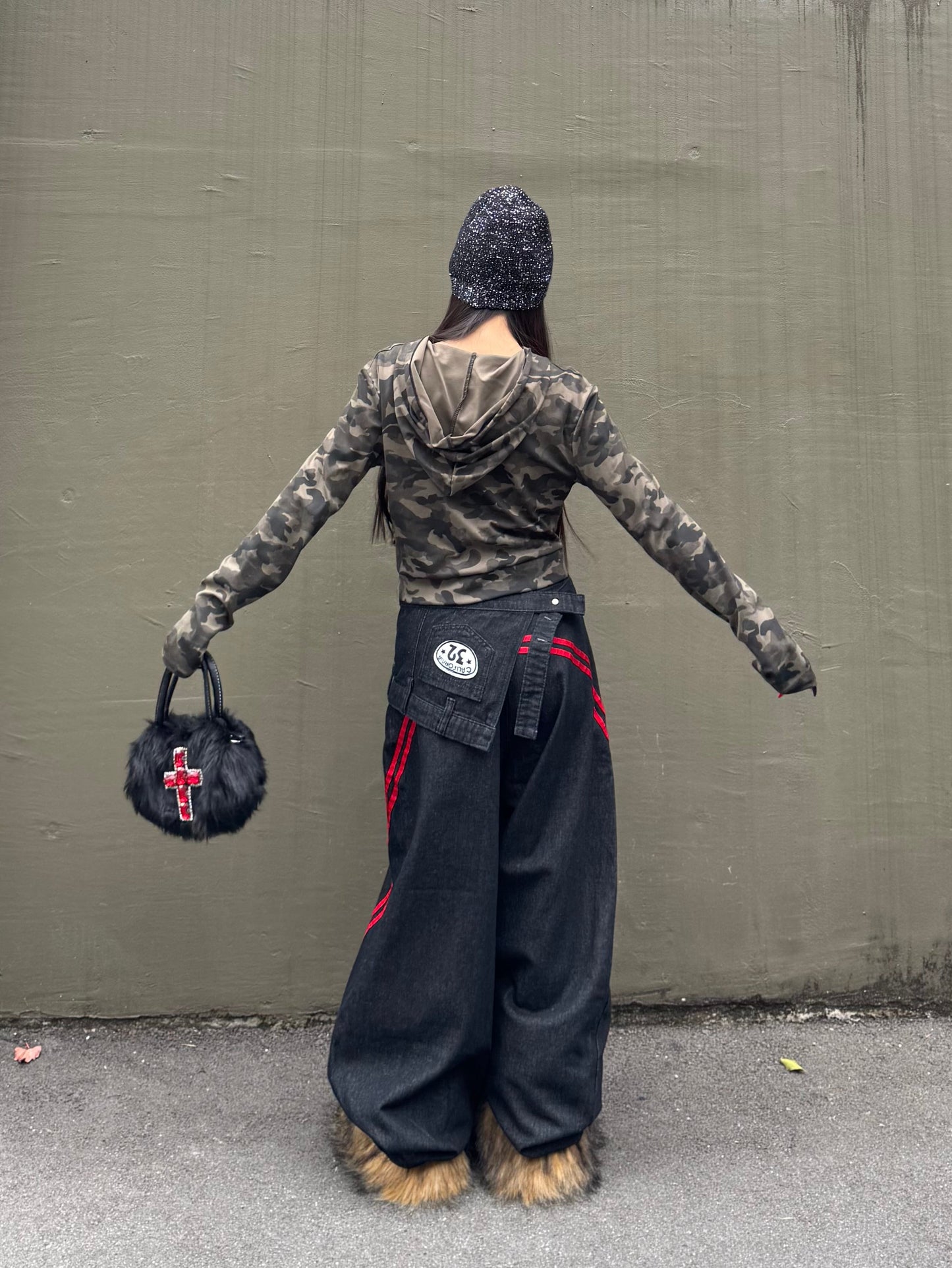 サイドラインスカートパンツ DPB86158