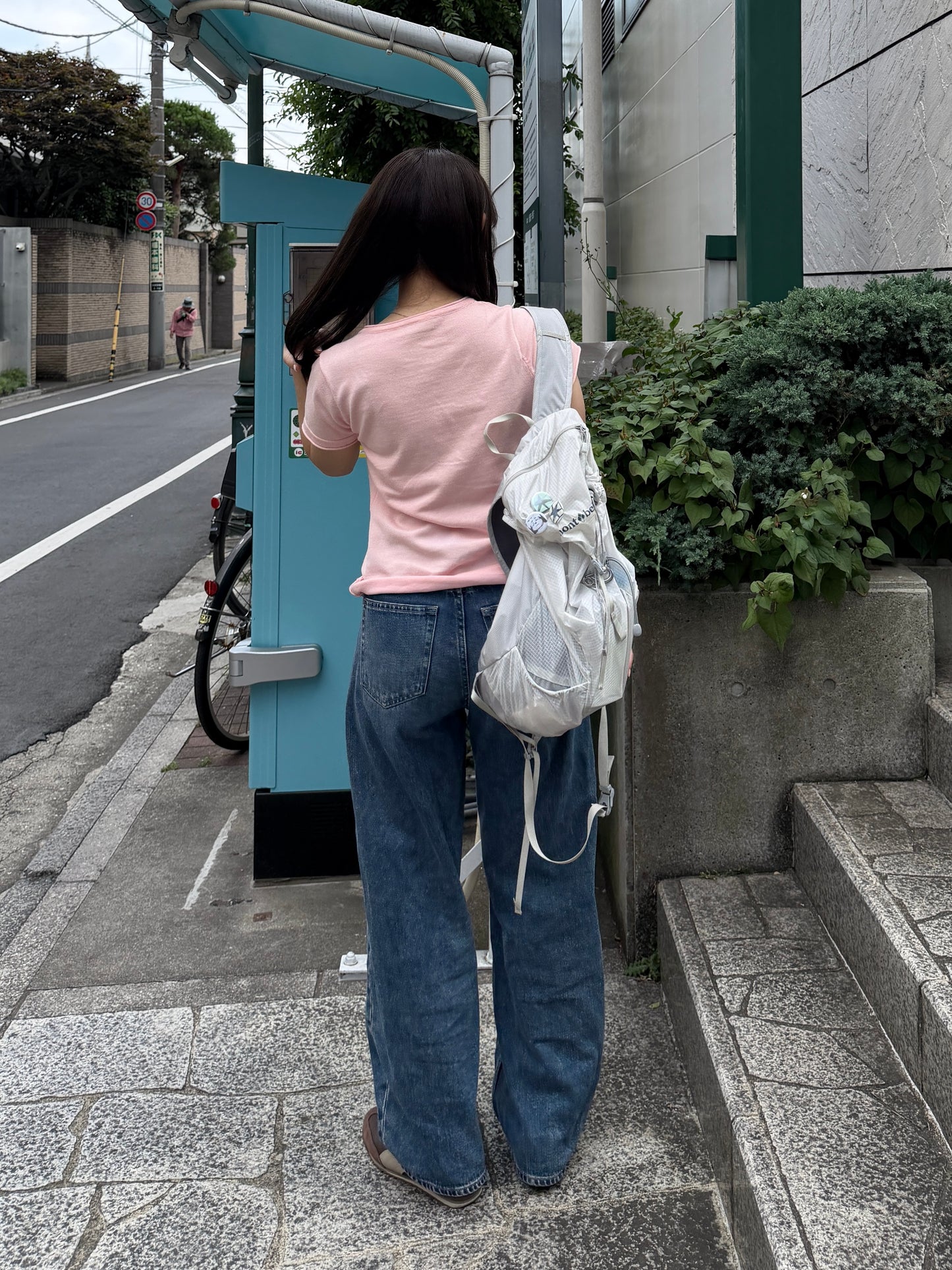 リブヘンリーネックTシャツ DPB78295