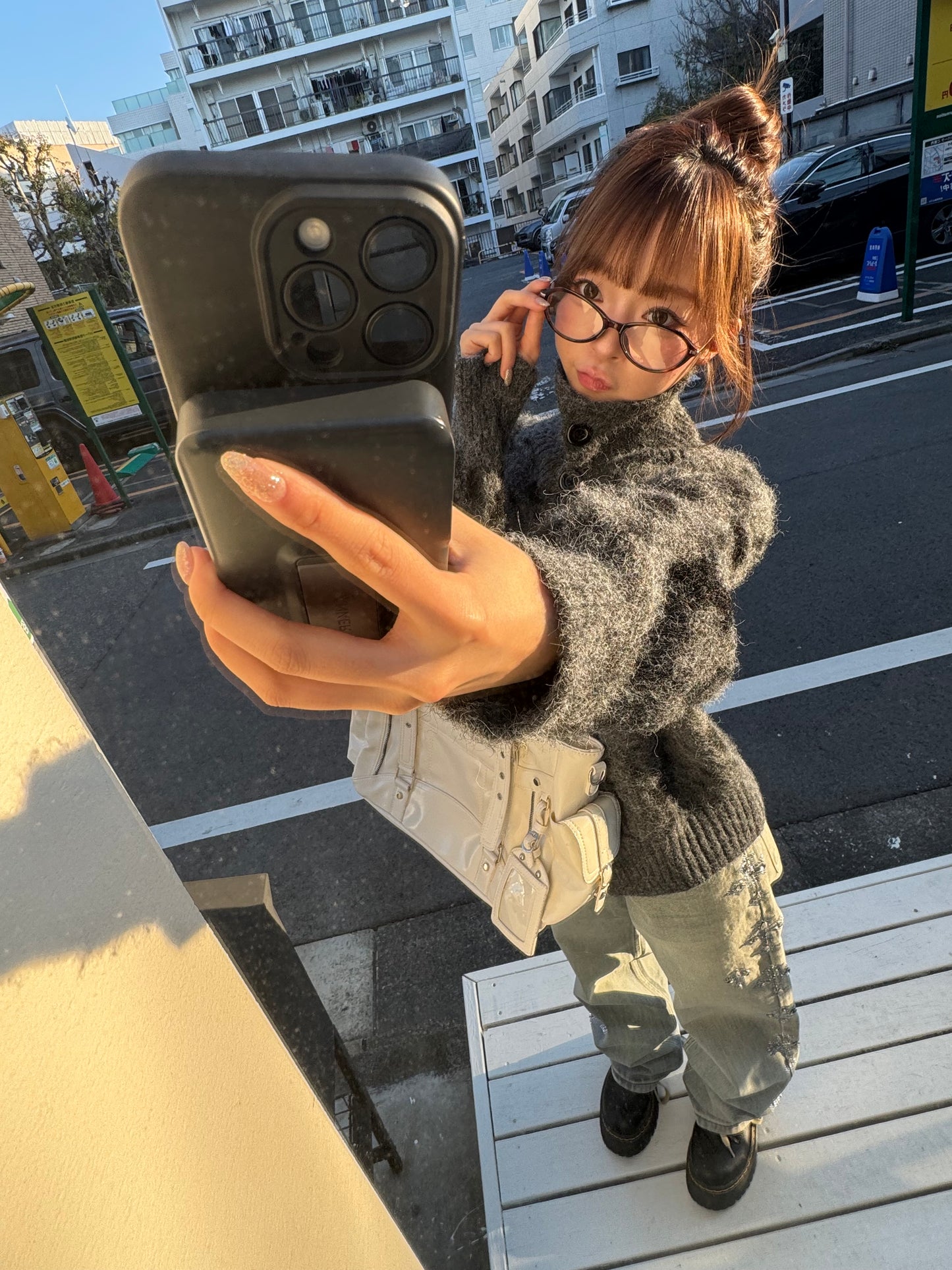 レオパードハイネックカーディガン DPB86181