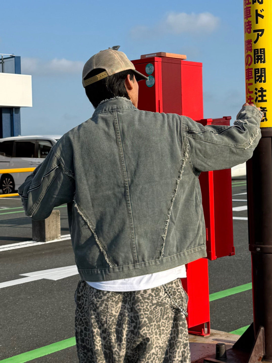 ラインデニムジップパーカー DPB90055