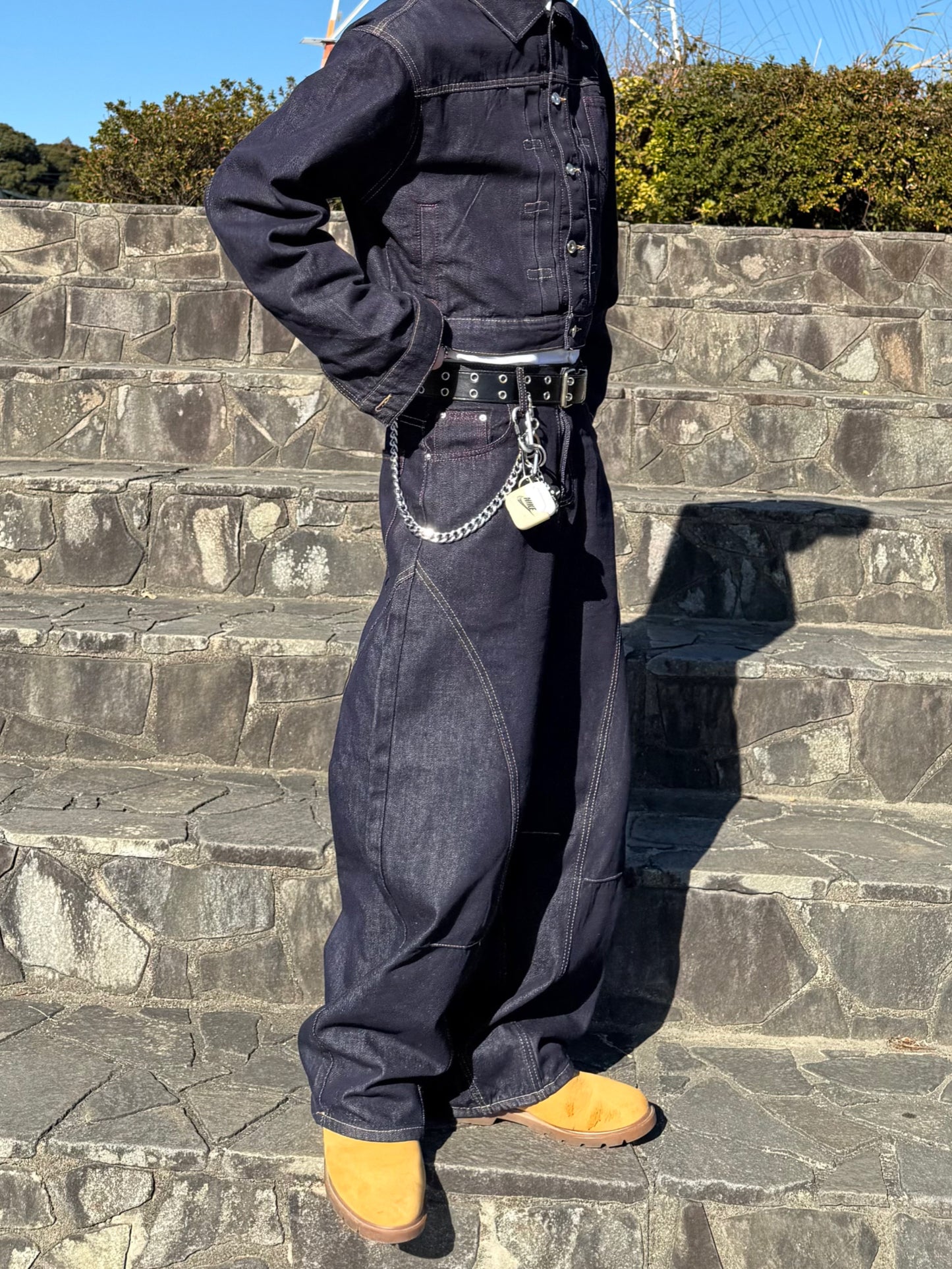 セットアップステッチデニムパンツ DPB90153