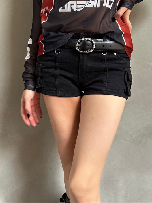 ブラックショートパンツ DPB26640