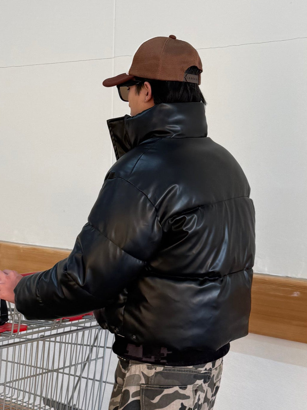 レザーライクパデットジャケット DPB90158