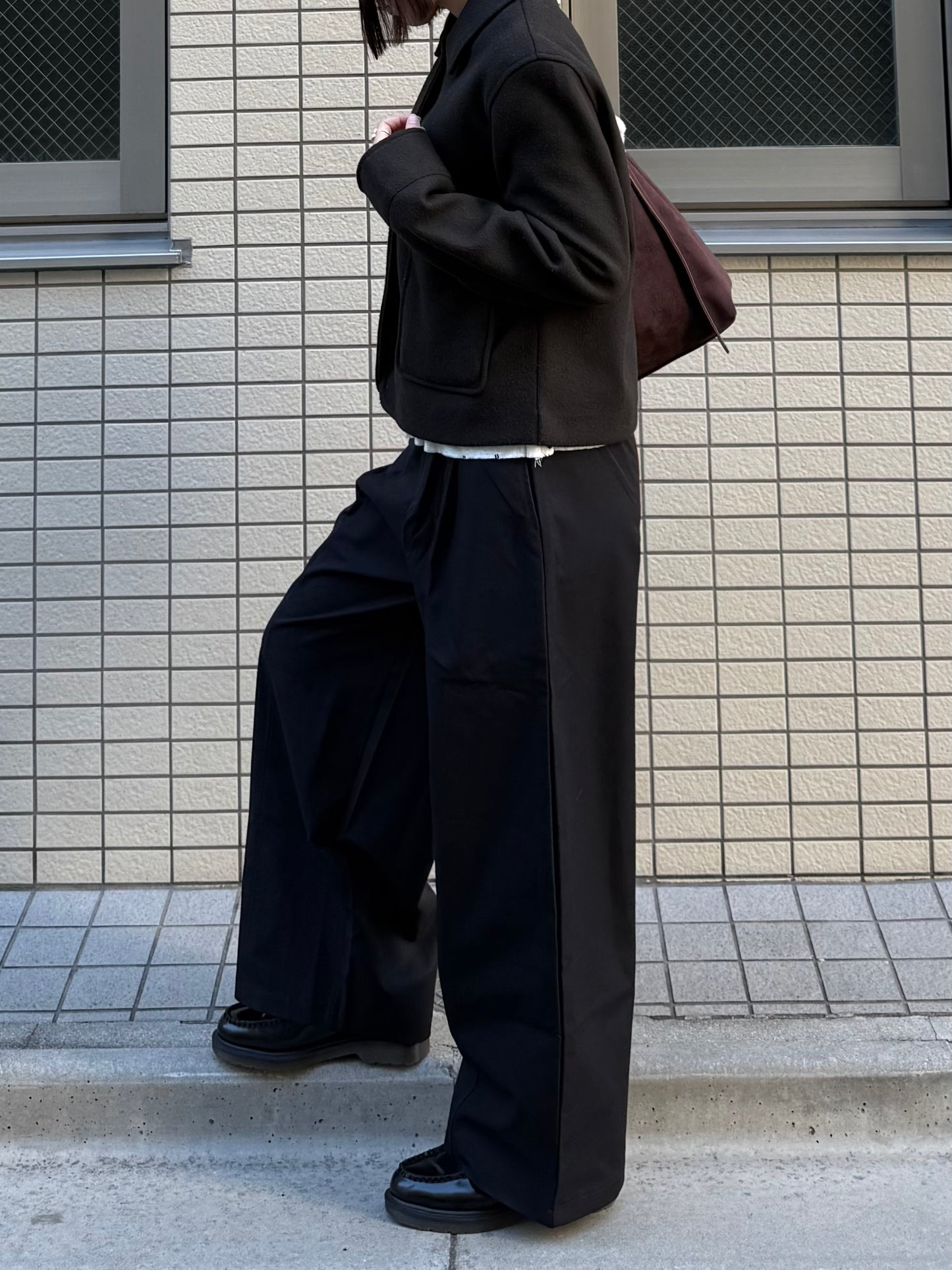 ブラックカーブパンツ DPB93040