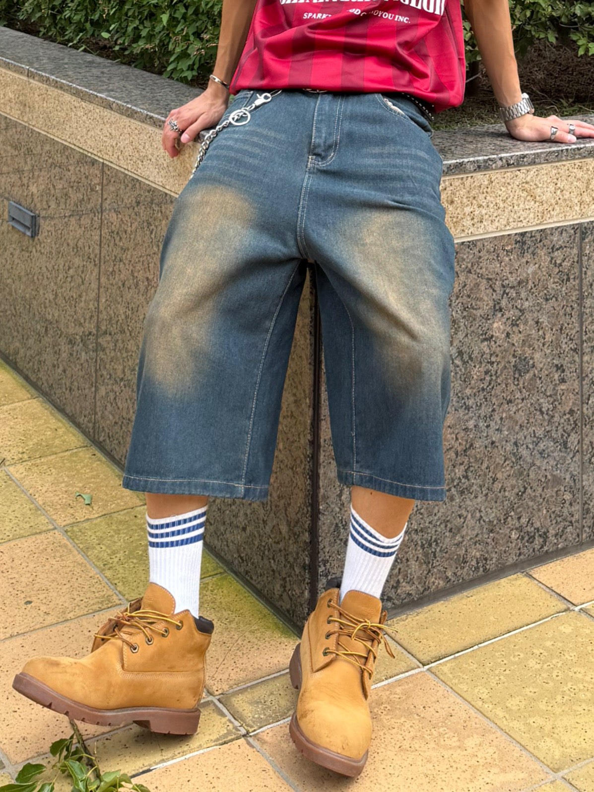 Kenshin_デニムハーフパンツ DPB73379