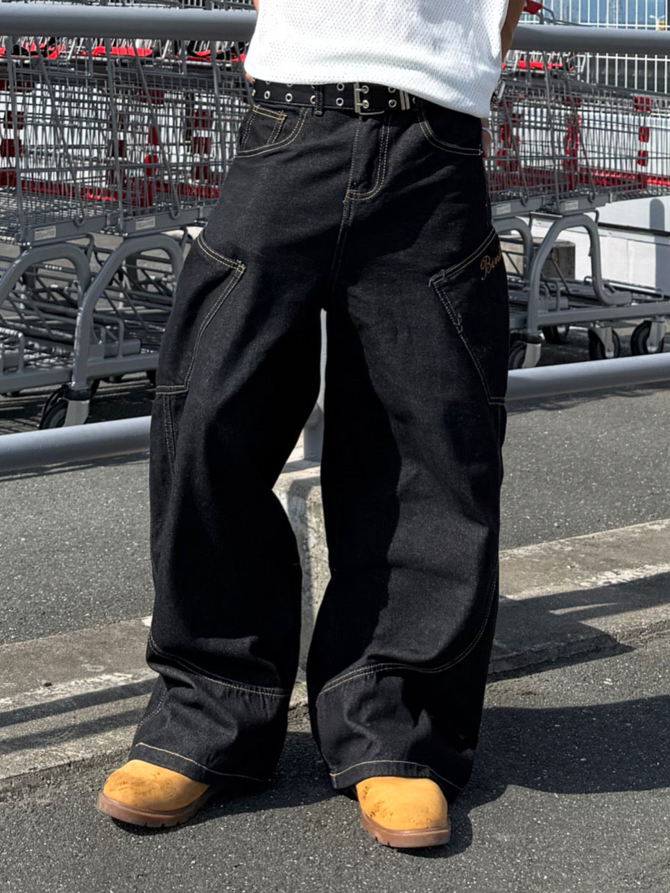 Kenshin_ブラックバルーンパンツ DPB73378