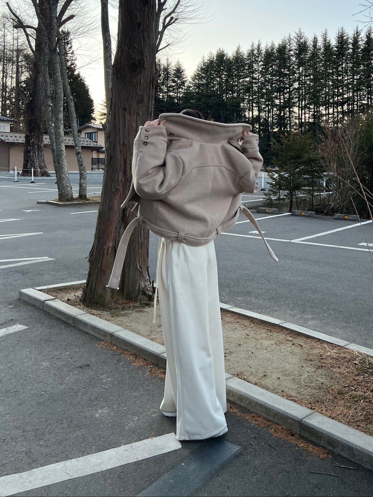 ハイウエストワイドパンツ DPB56258