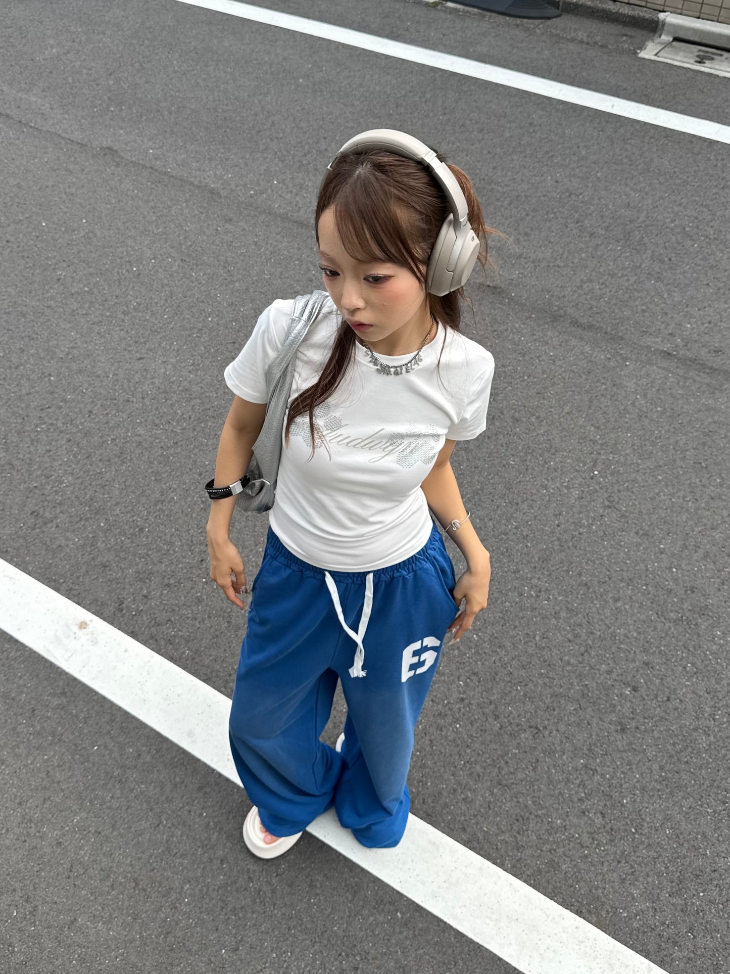 ナンバリングスウェットパンツ DPB86091