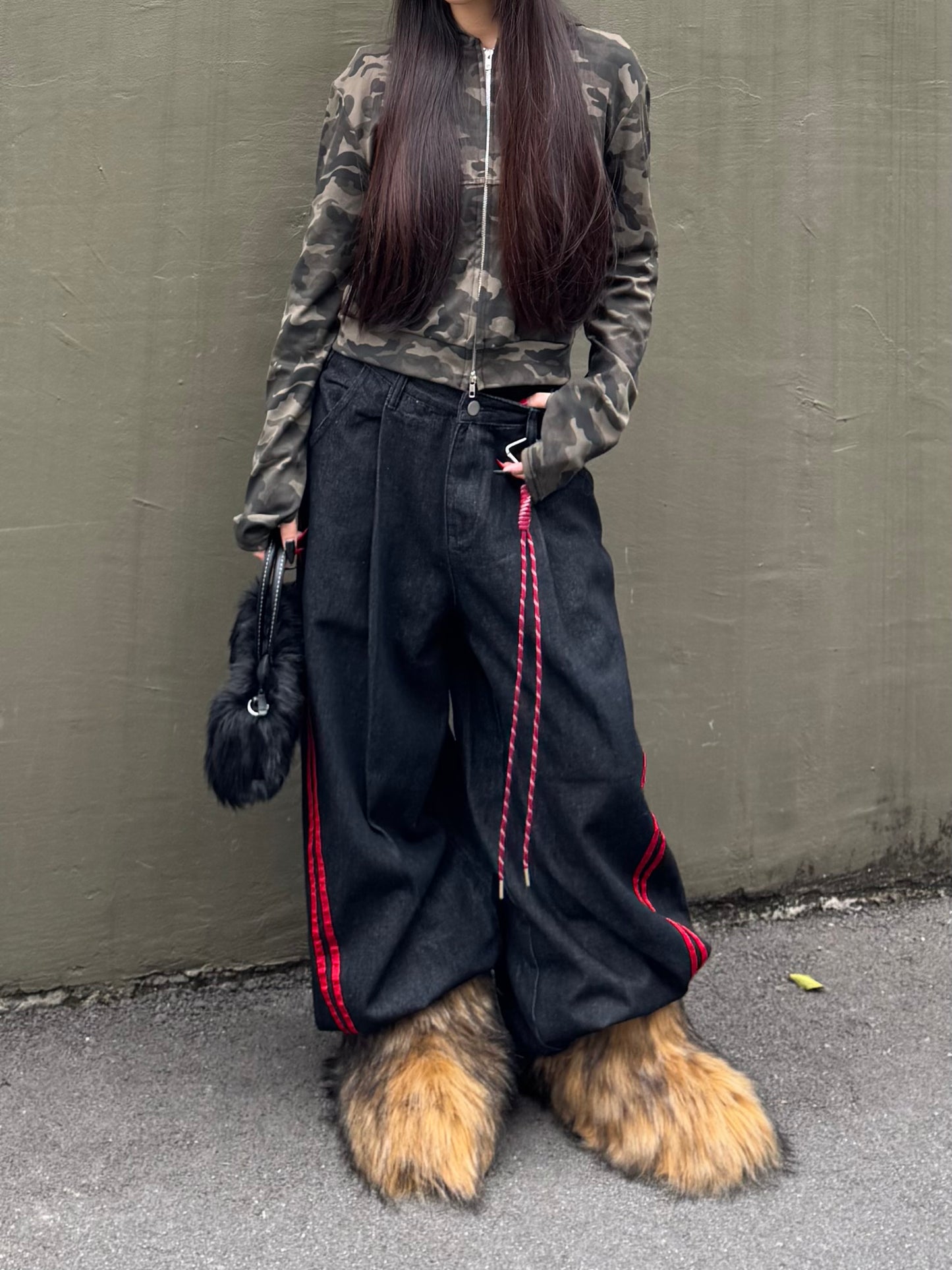 サイドラインスカートパンツ DPB86158