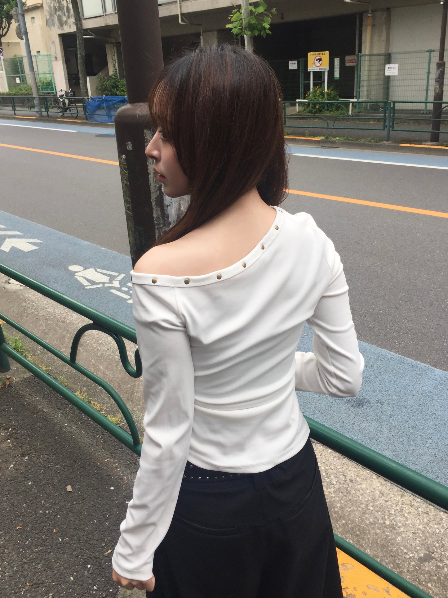 スタッツツキオフショルロンティー DPB94064