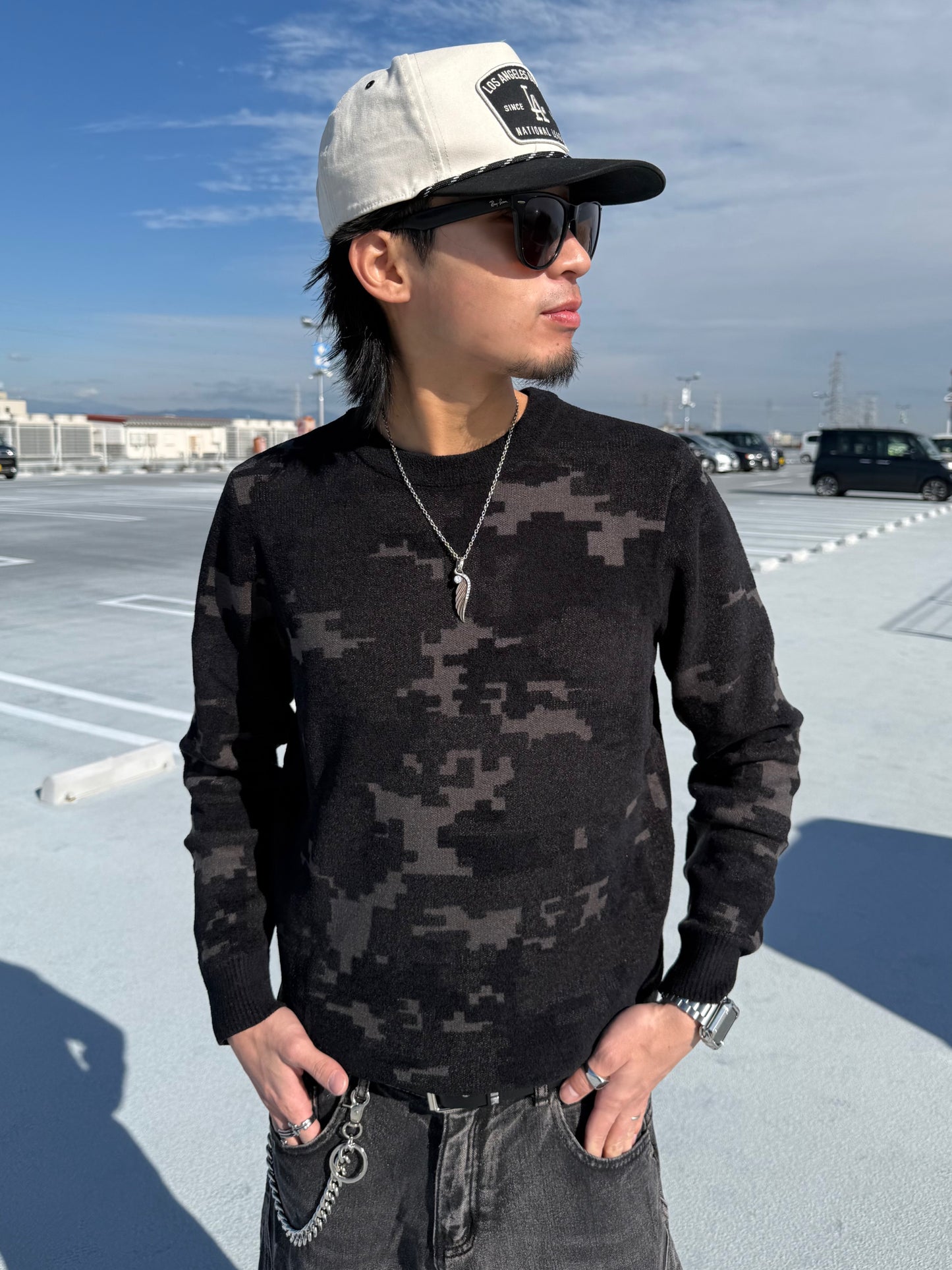 ユニークデザインニット DPB90149