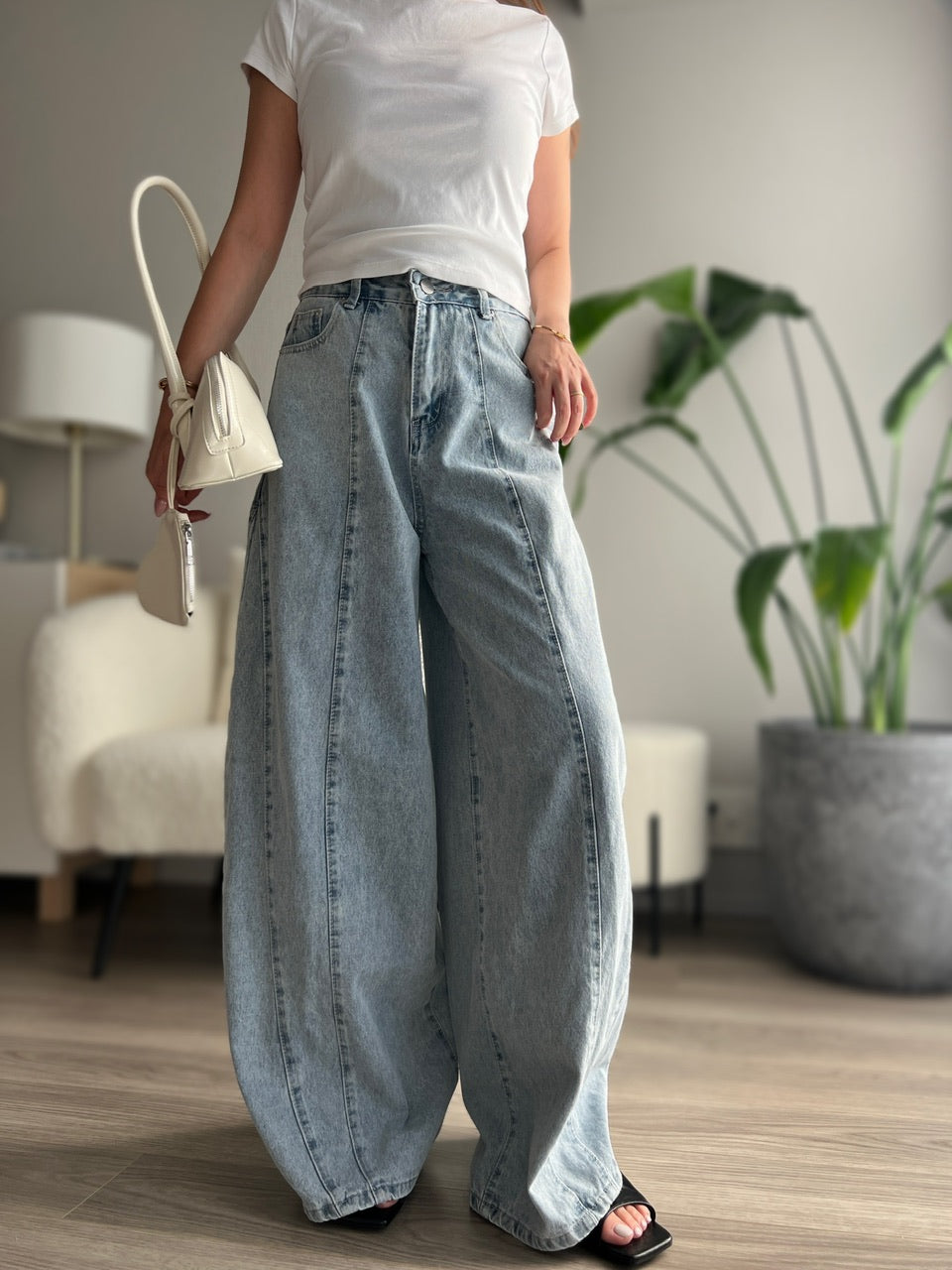 カーブシルエットデニムパンツ DPB56325