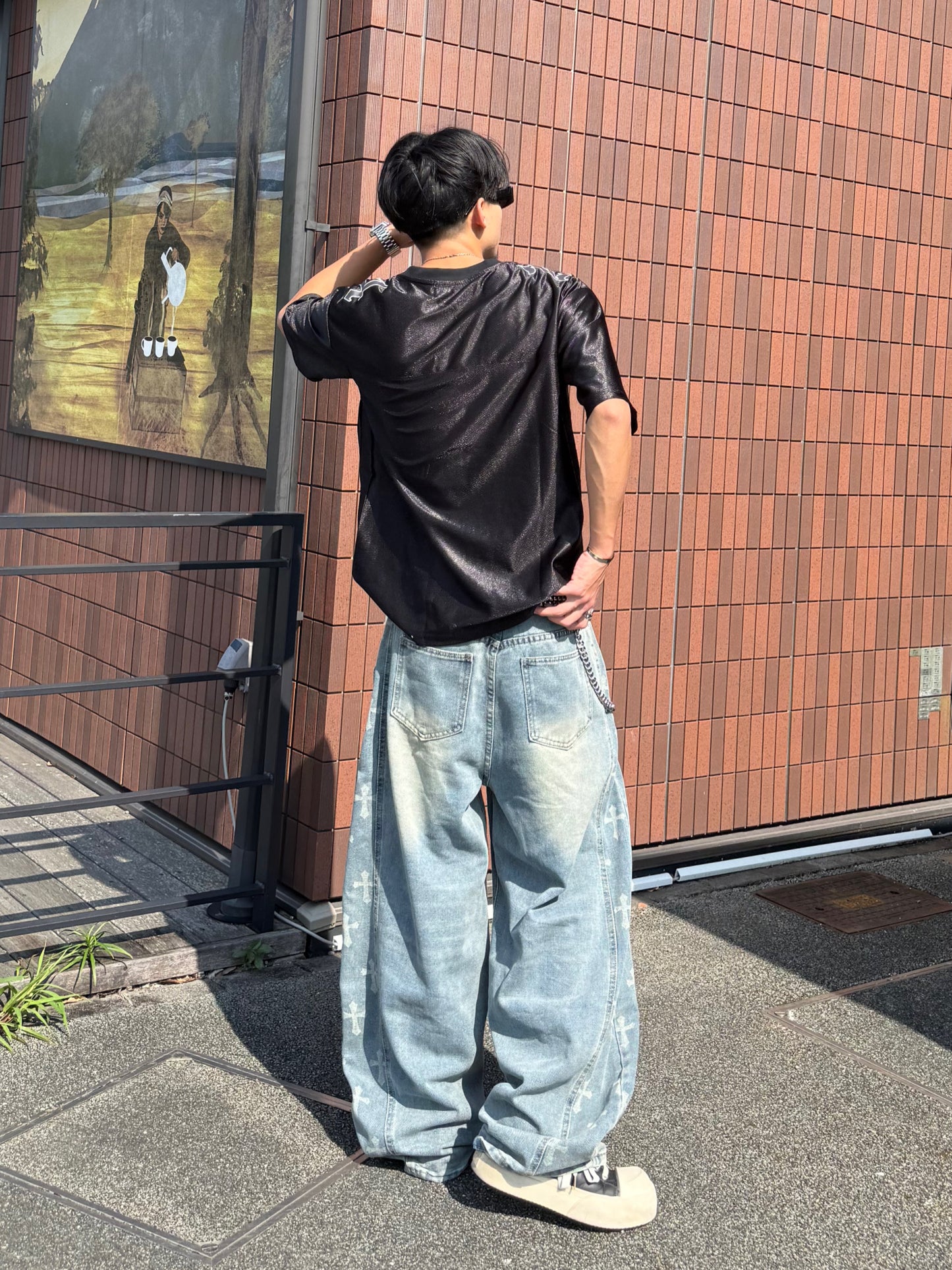 クロスオーバーデニムパンツ DPB90254