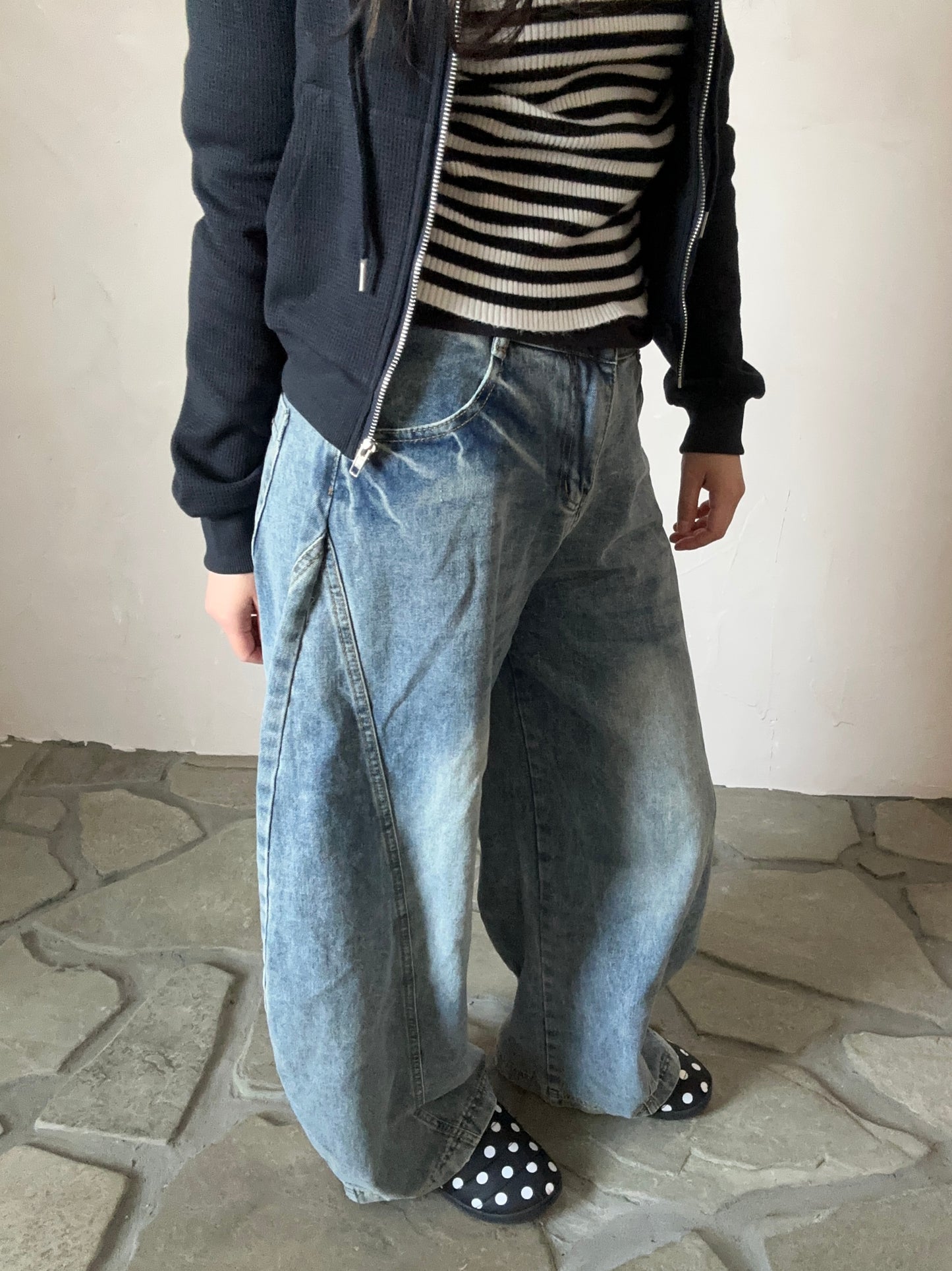 ワイドデニムパンツ DPB95062