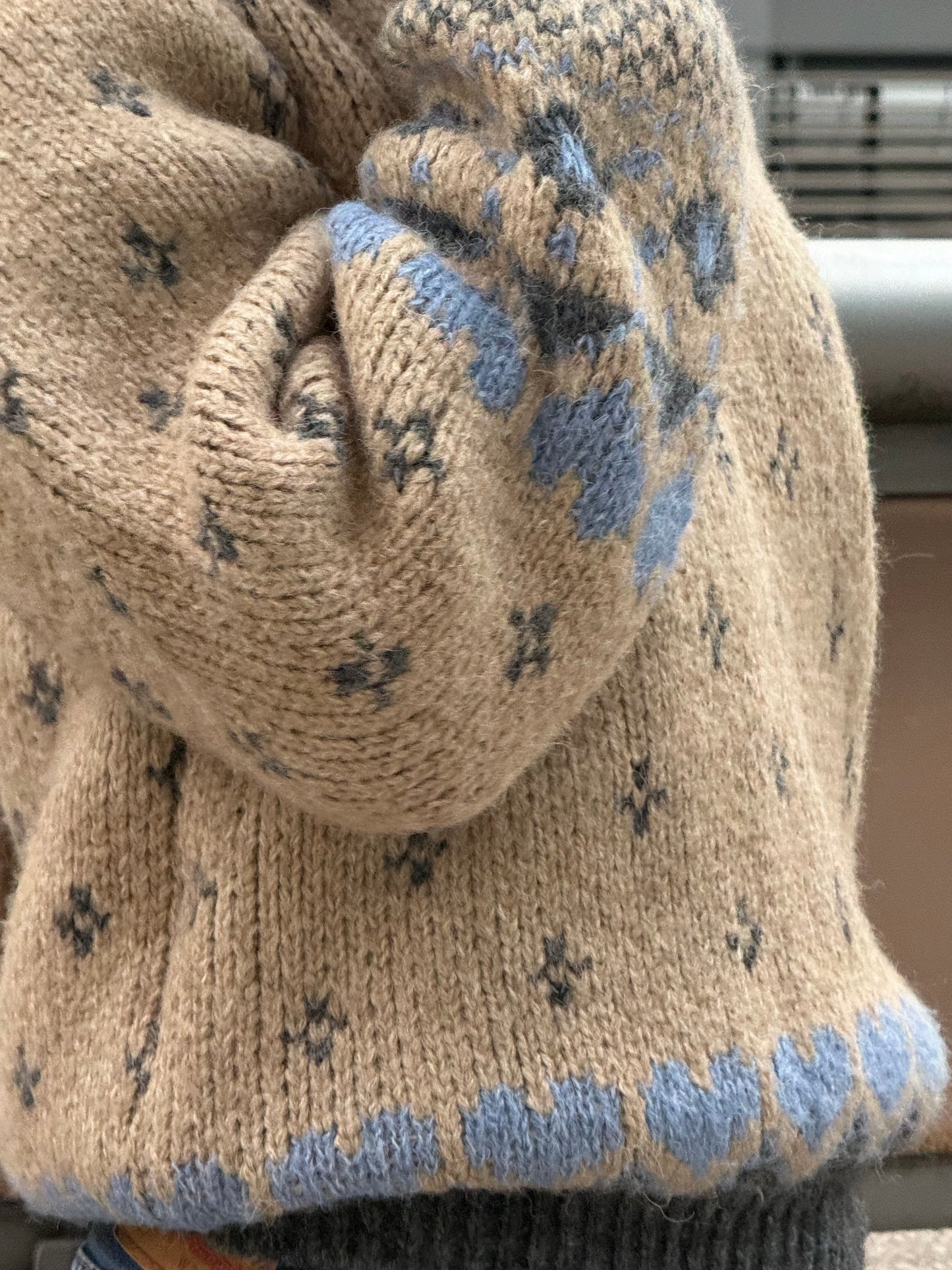 ラウンドネックスクリーンセーター DPA43710