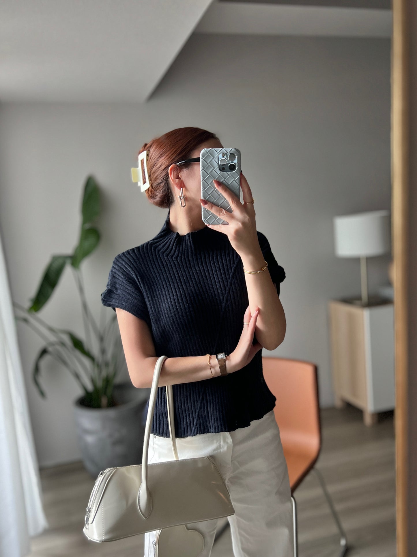 ボトルネックリブニット DPB56368