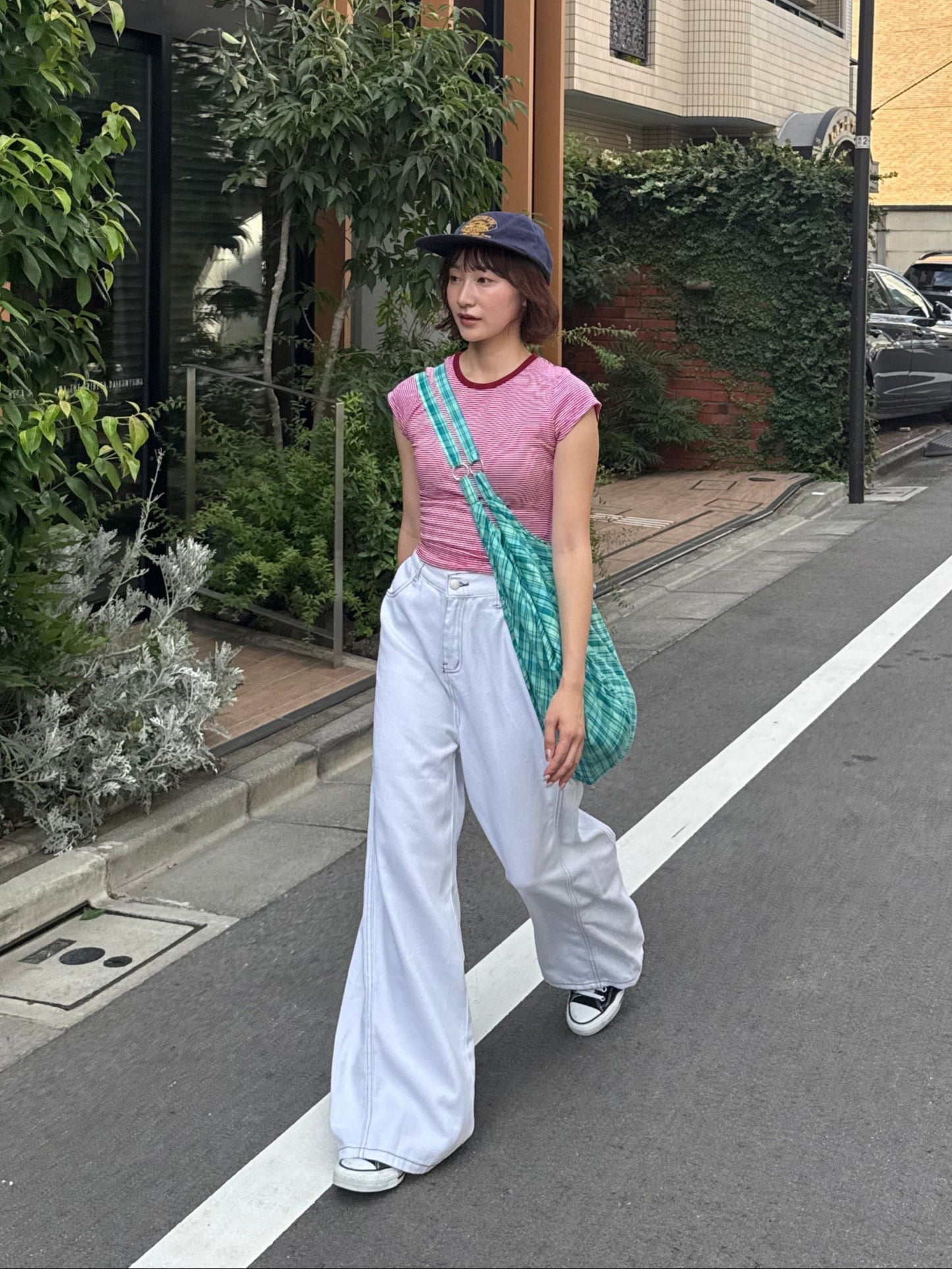 サイド切替デザインデニムパンツ DPB91009