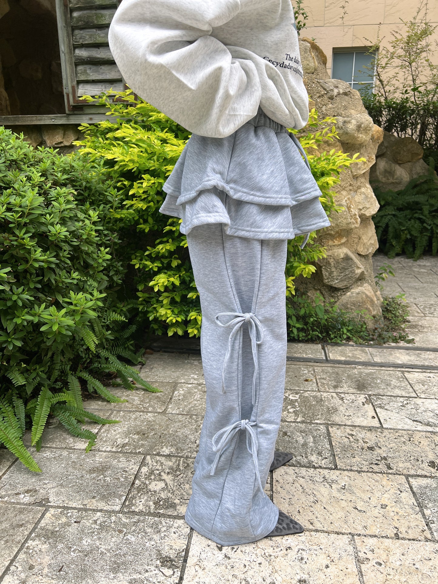 スカートレイヤードリボンスウェットパンツ DPB79200