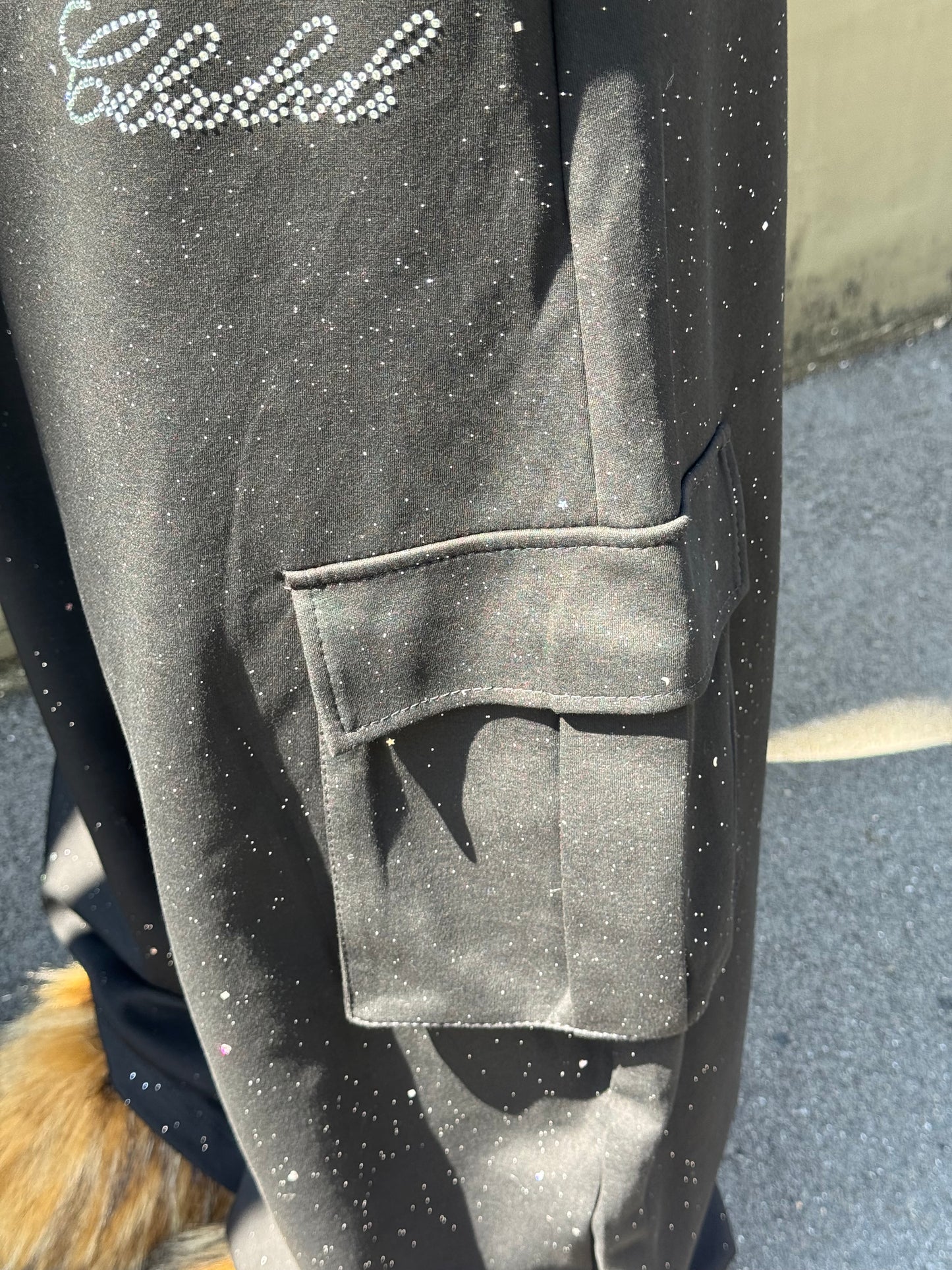 ラメカーゴスウェットパンツ DPB86111