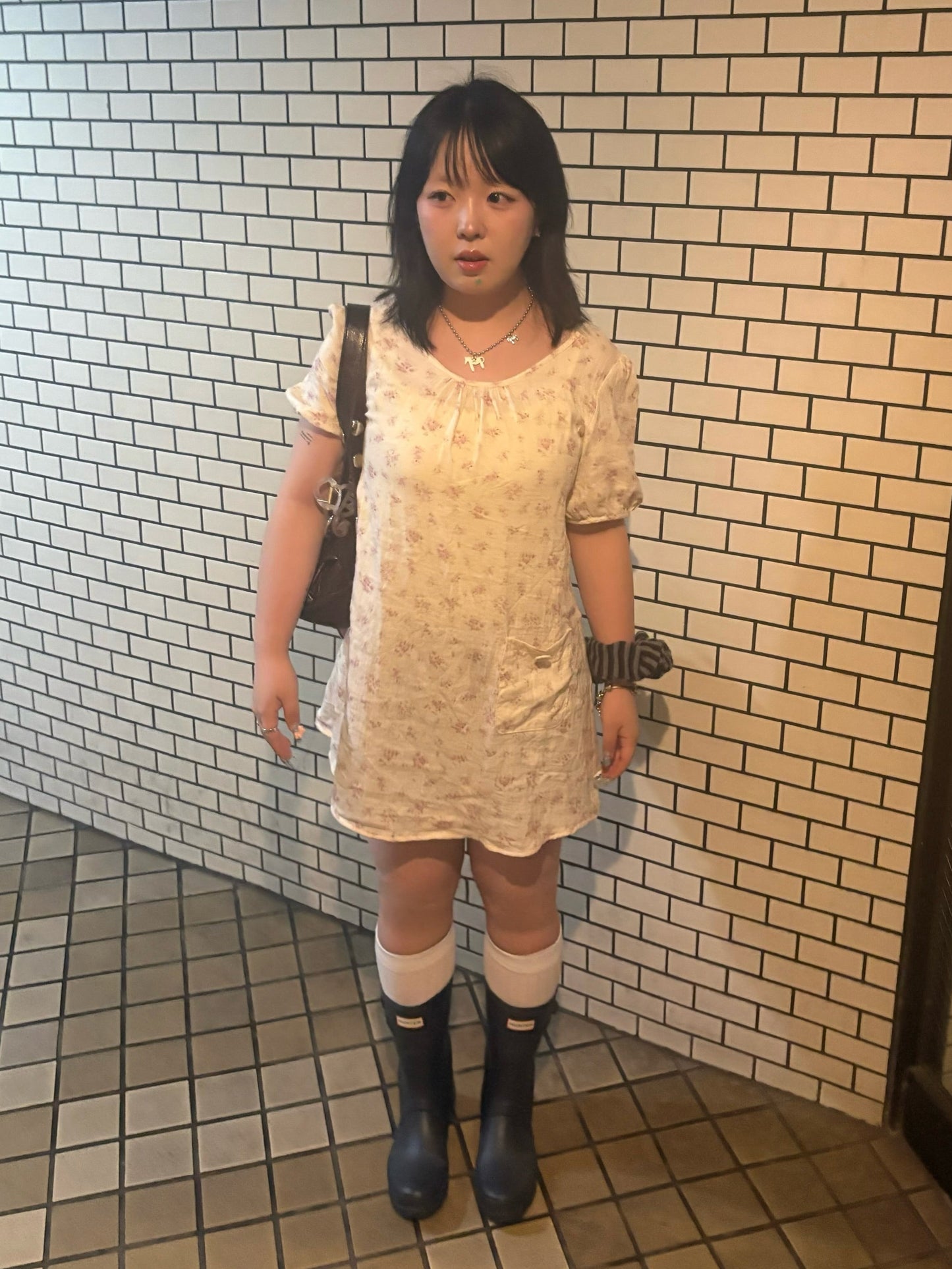 フラワーガーゼワンピース DPB97110
