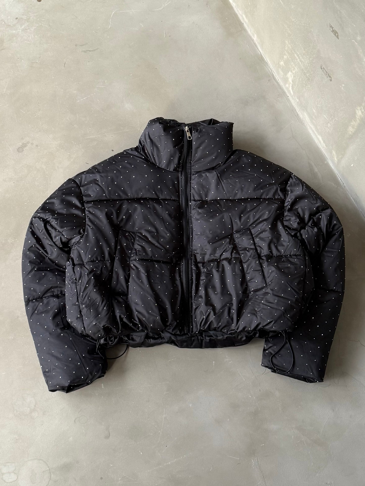 ラメショートダウンジャケット DPB86154