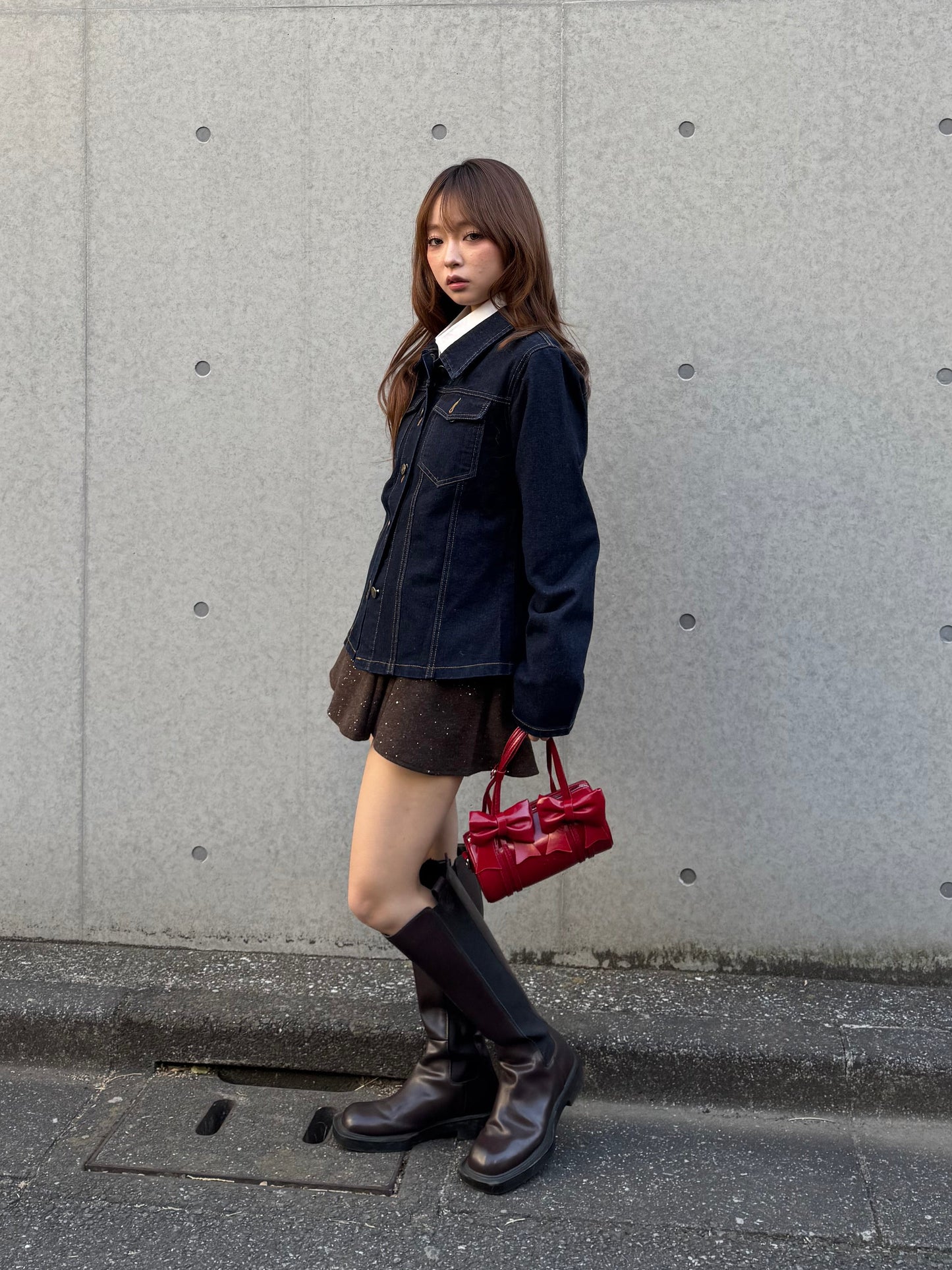 ラメミニスカート DPB86209