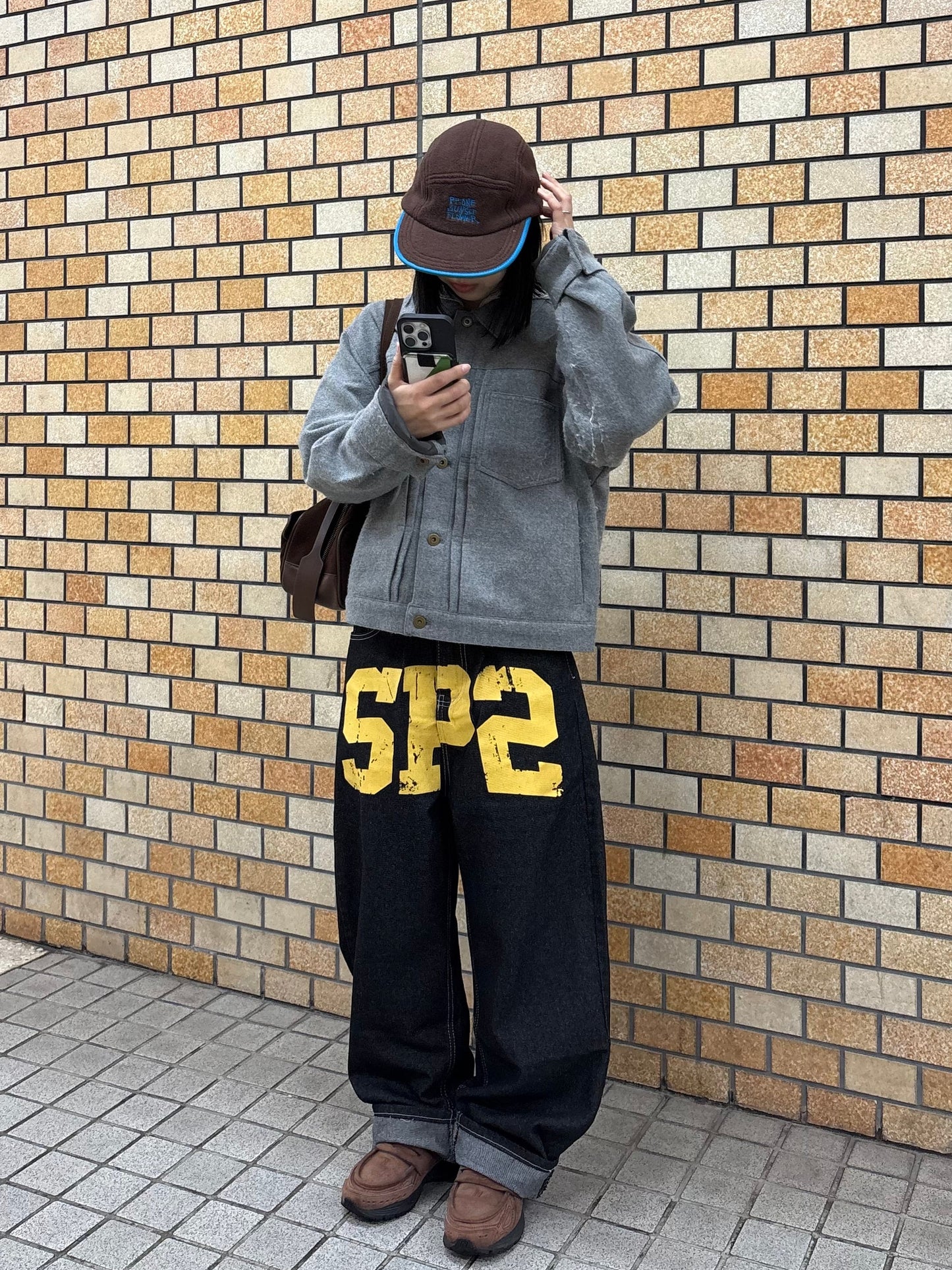 ハイストリートウォッシュロゴデニムパンツ DPB99026