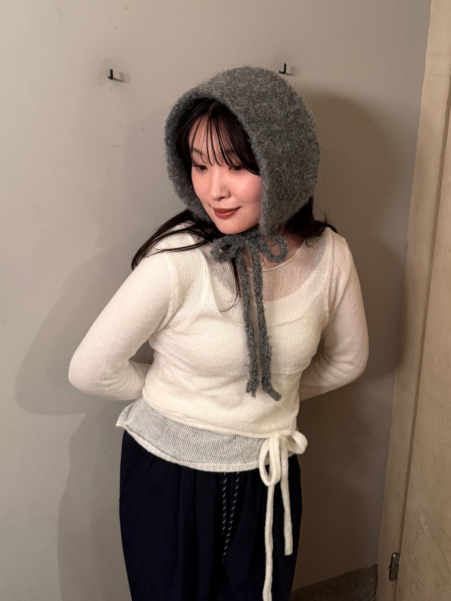 キャミソールレイヤードニットトップス DPB78265