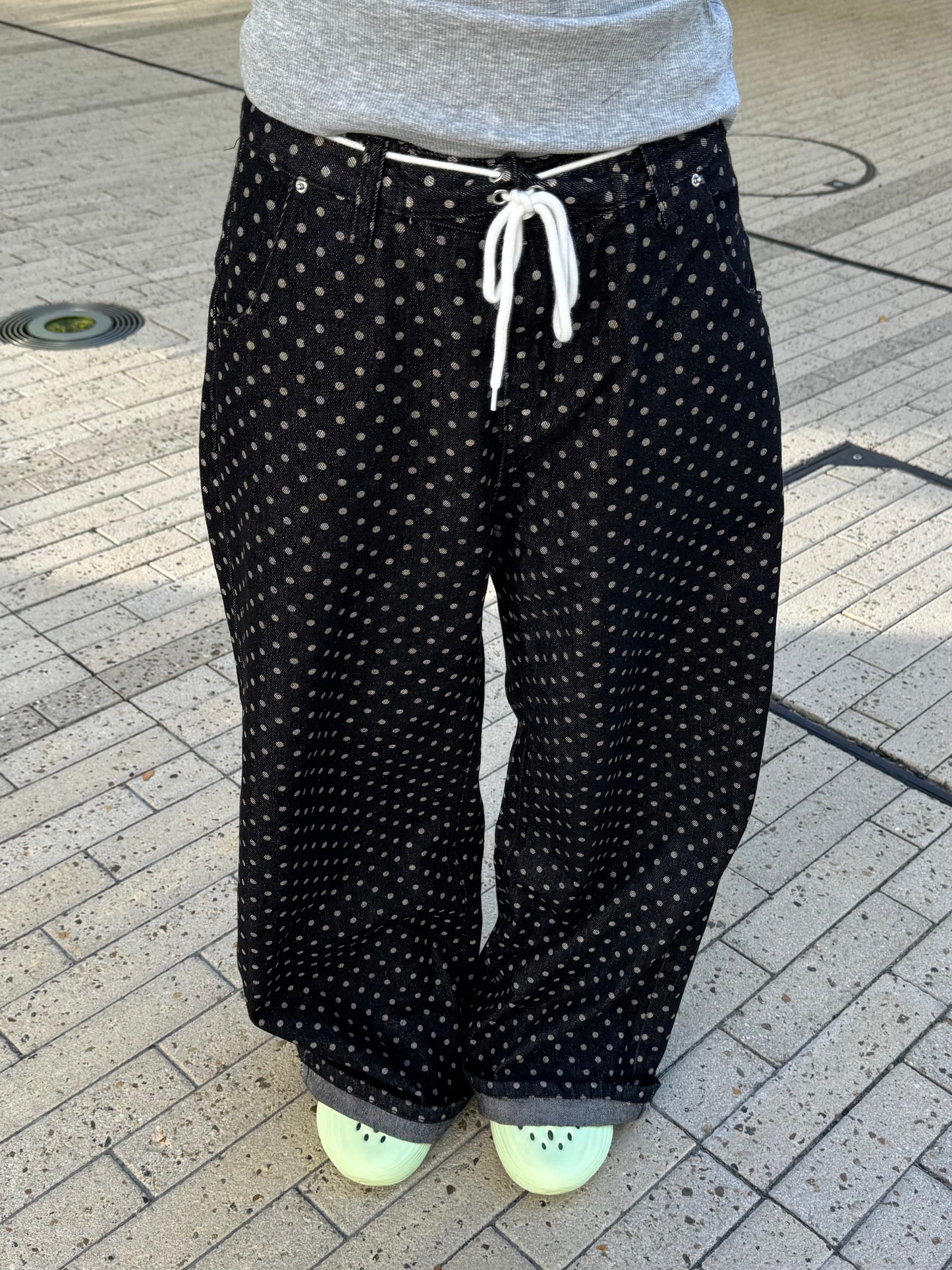 ドットワイドデニムパンツ DPB85316