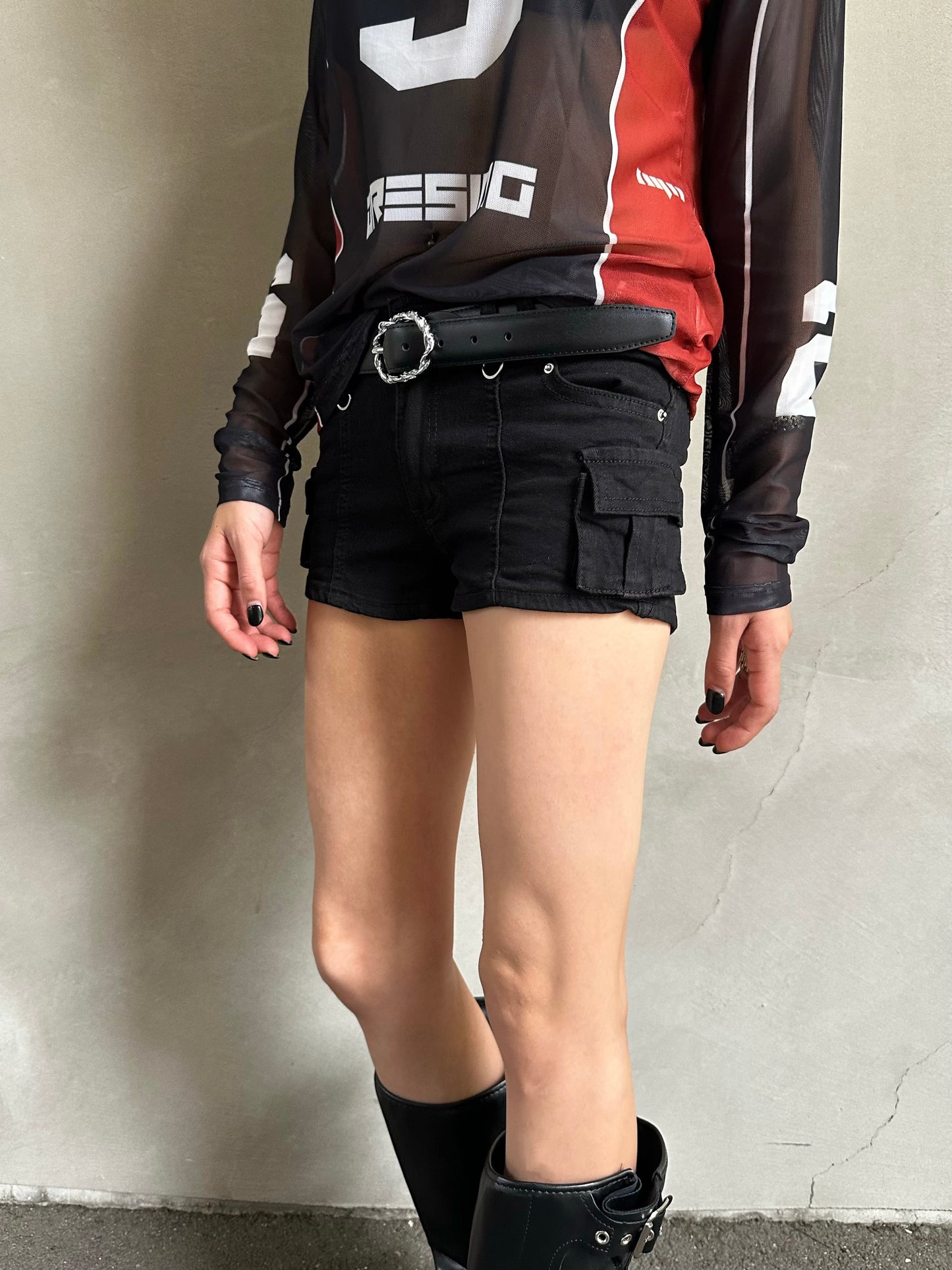 ブラックショートパンツ DPB26640
