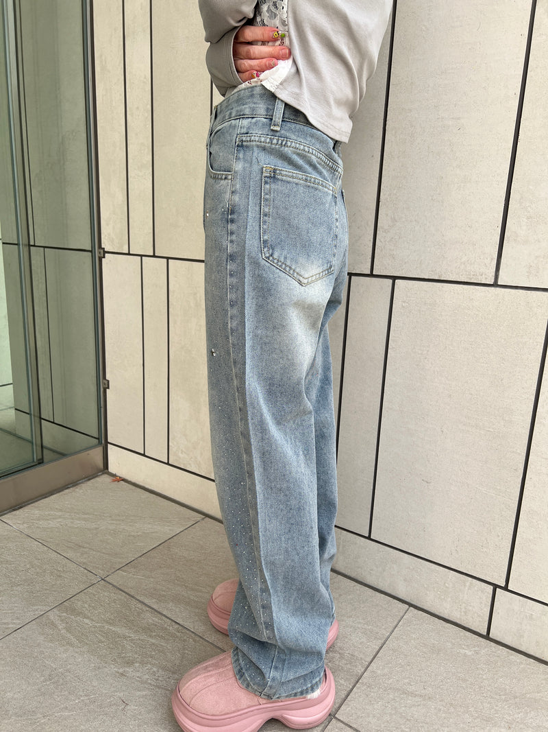 ラインストーンデニムパンツ DPB79252 – CRAMMY