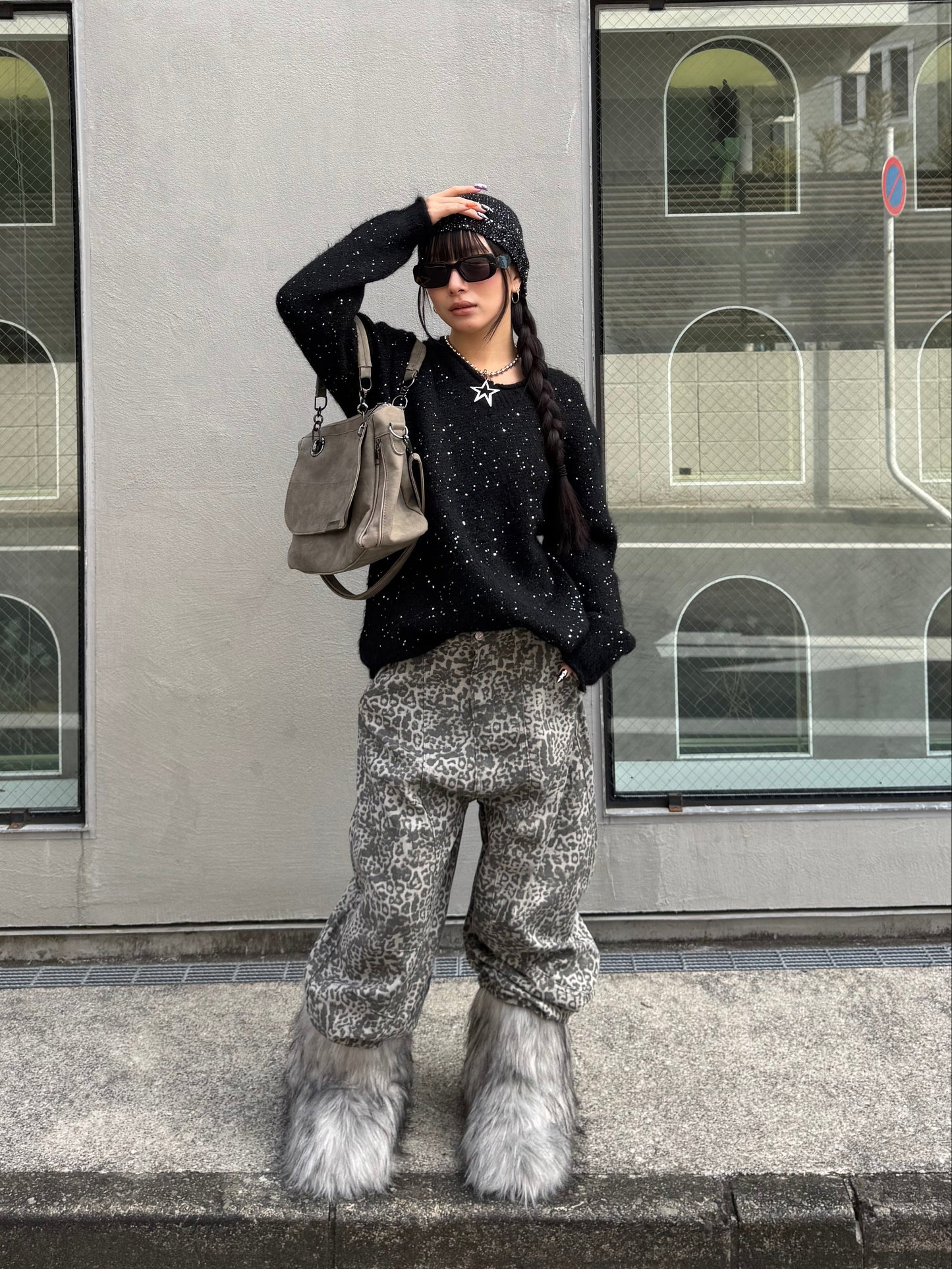 レオパードボリュームパンツ DPB86150