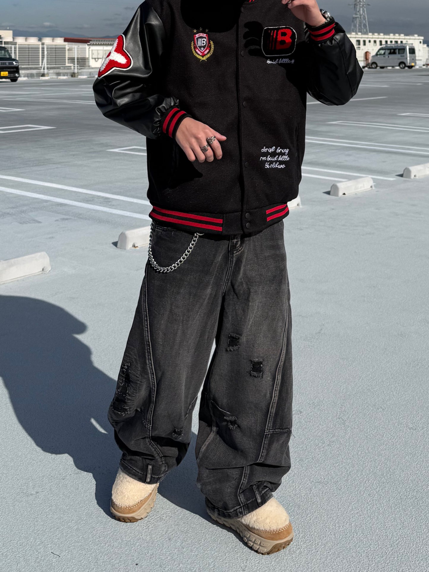 ダメージデザインデニムパンツ DPB90140