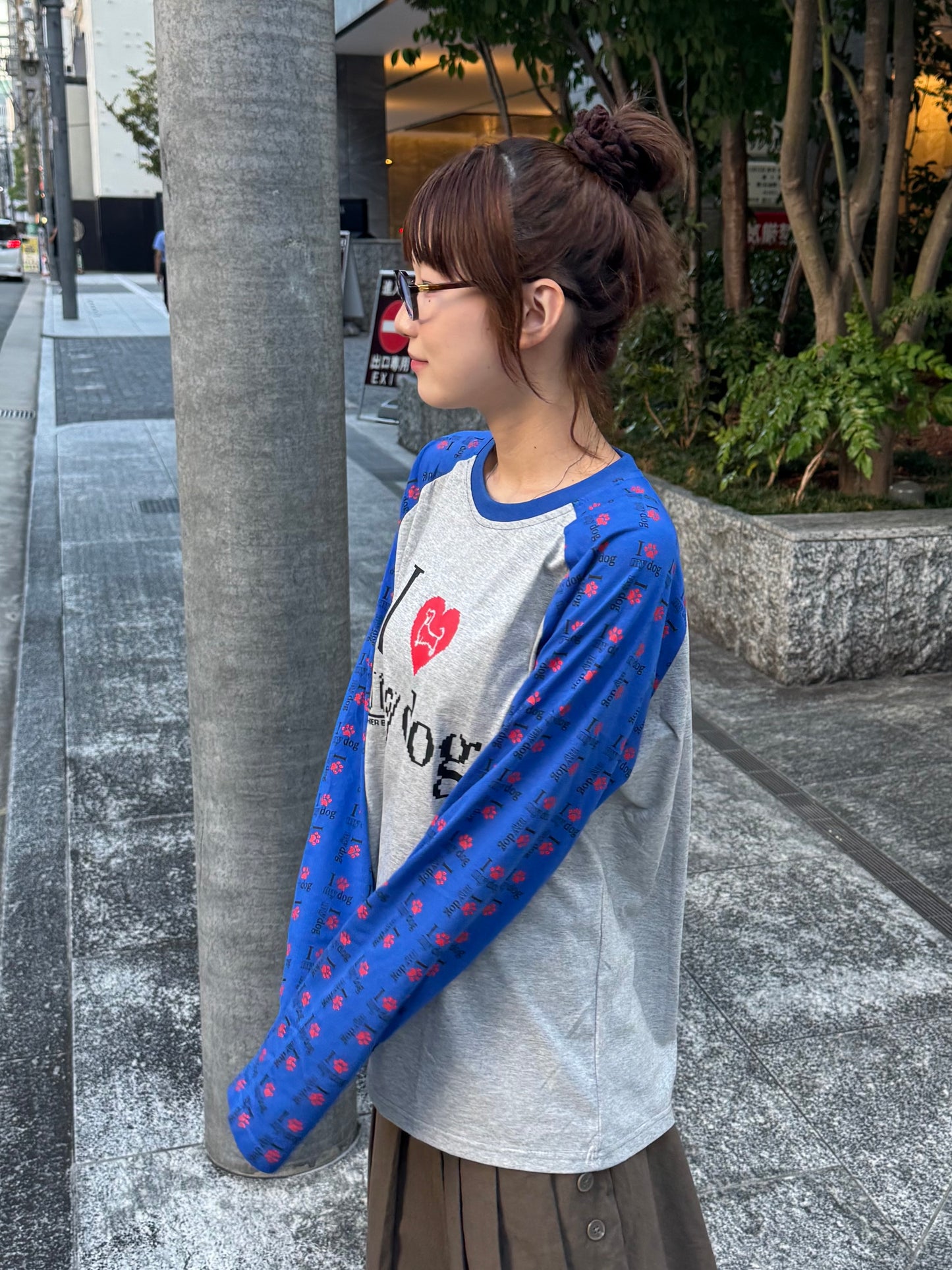 dogラグランTシャツ DPB85332