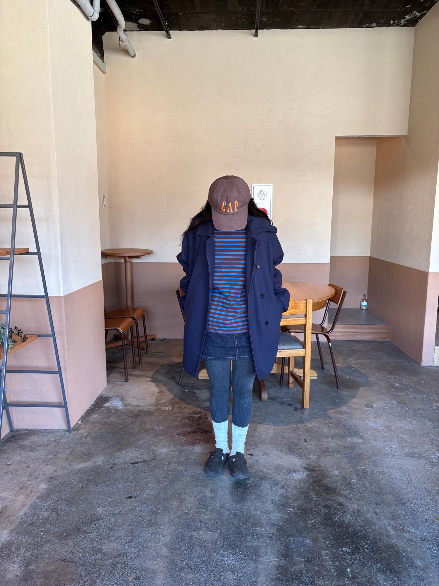 ミディアムステンカラーコート DPB84312