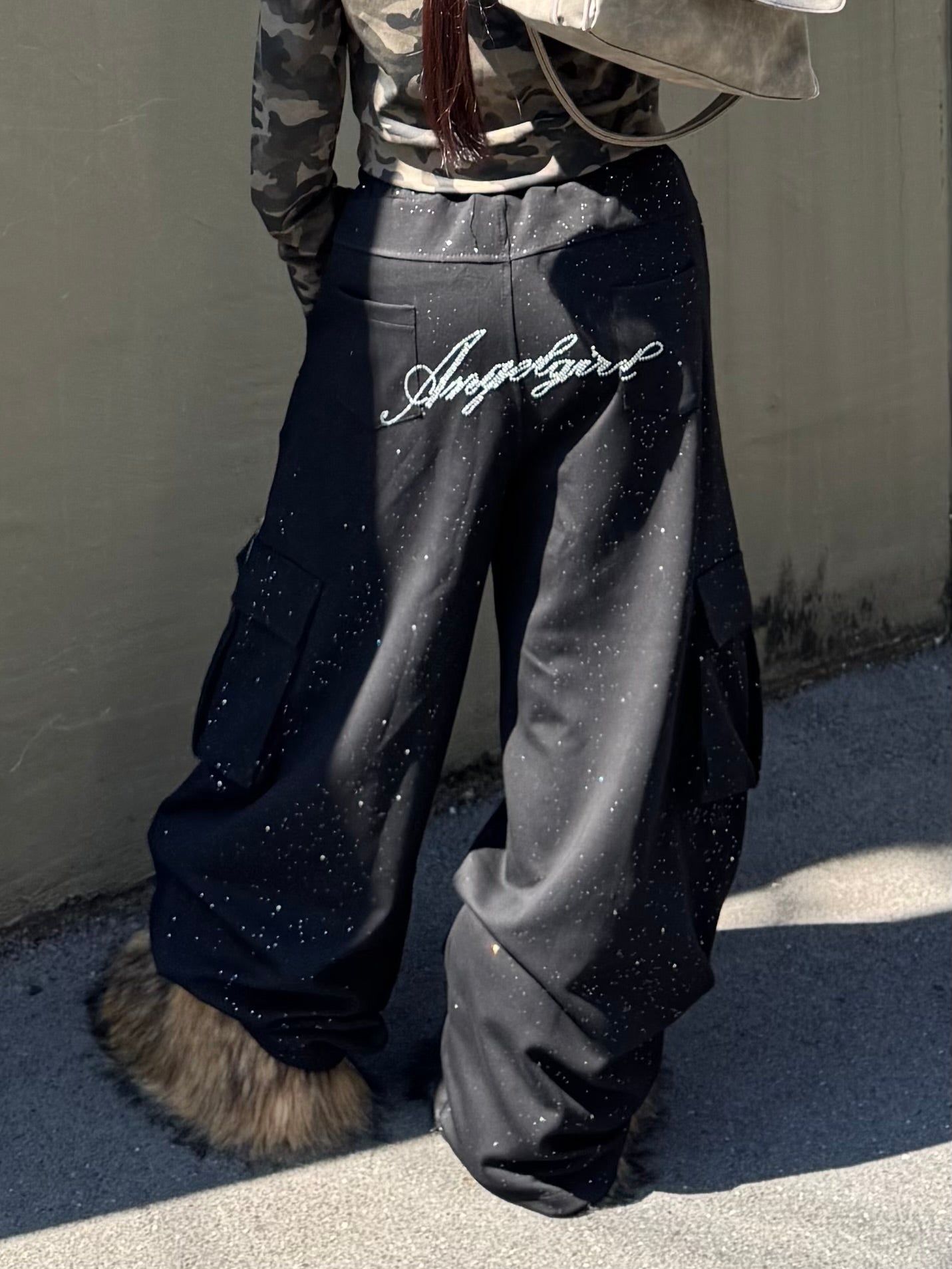 ラメカーゴスウェットパンツ DPB86111