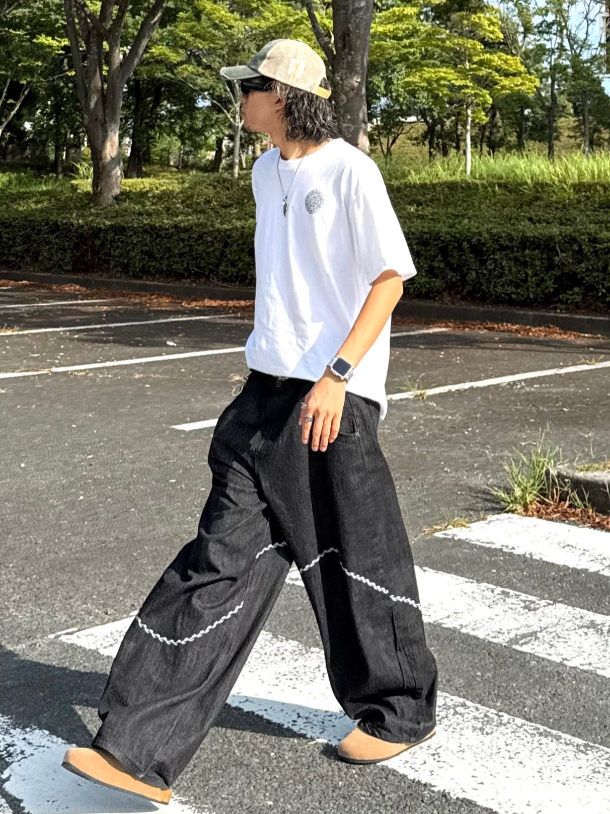 カーブデザインパンツ DPB90014