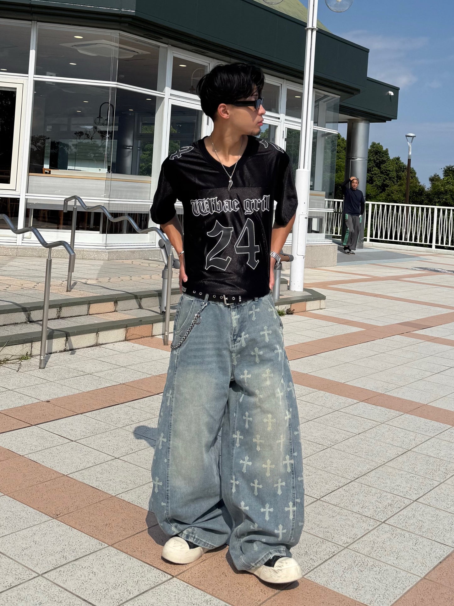 クロスオーバーデニムパンツ DPB90254