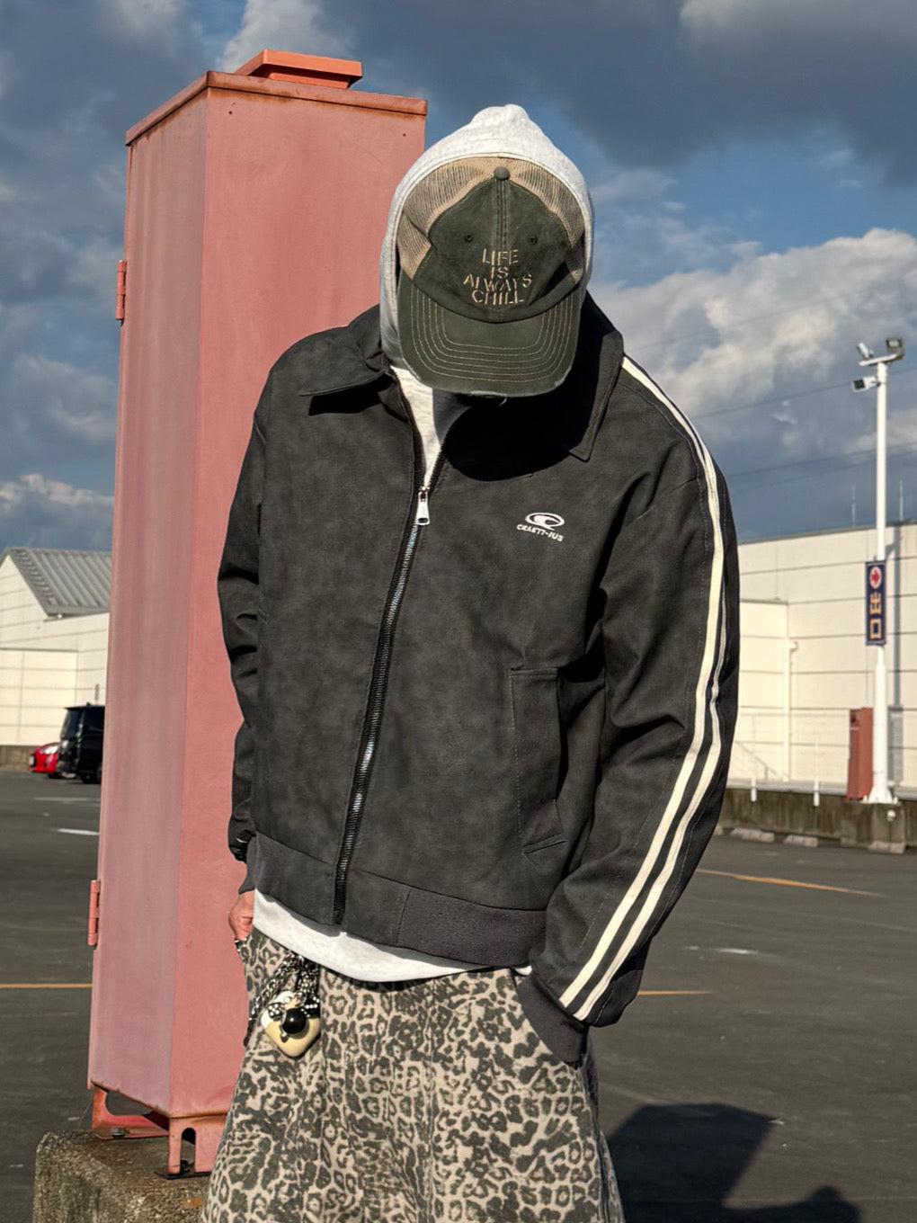 ワンポイントラインジャケット DPB90092