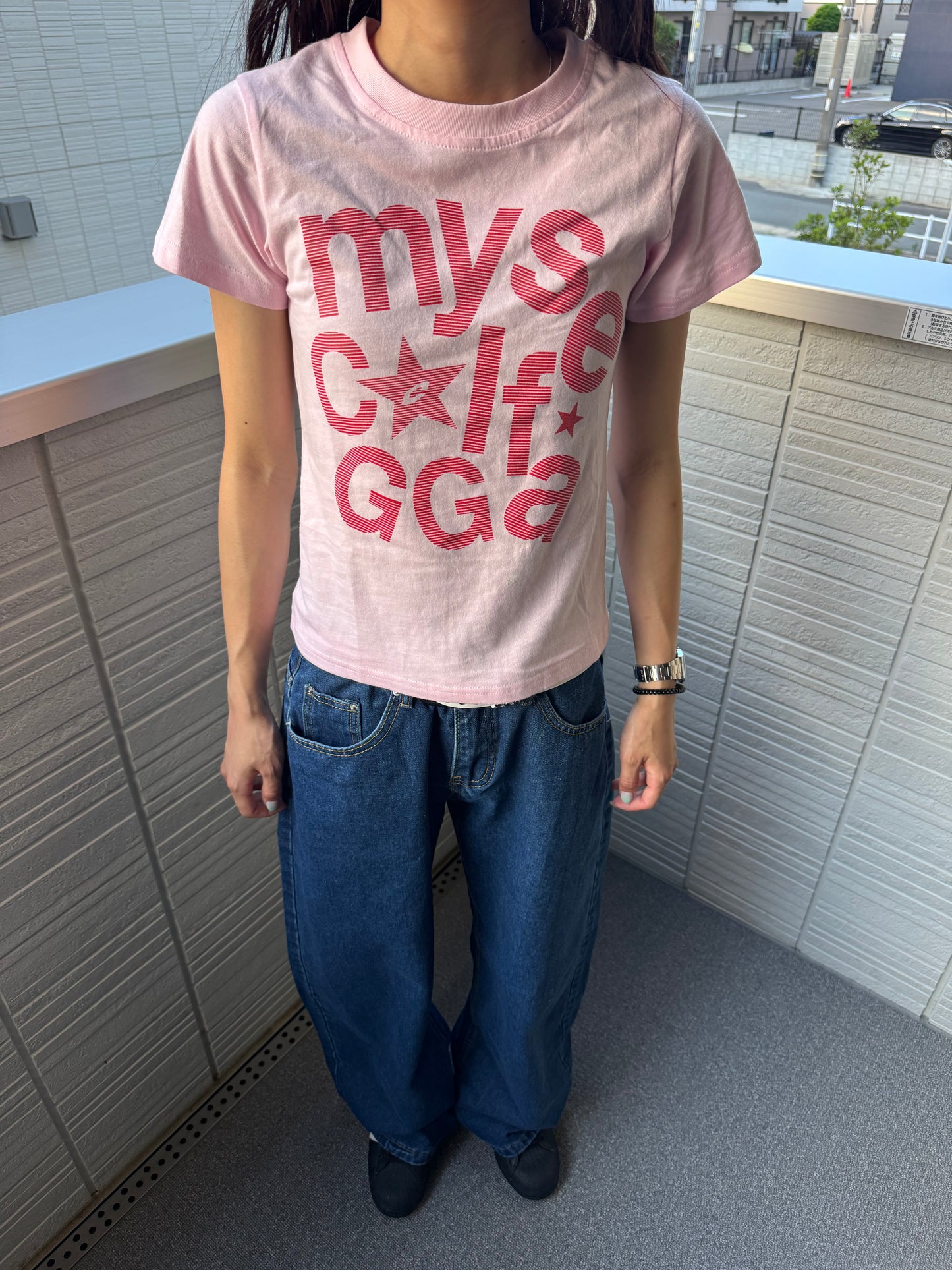 レタリングミニTシャツ DPC07027