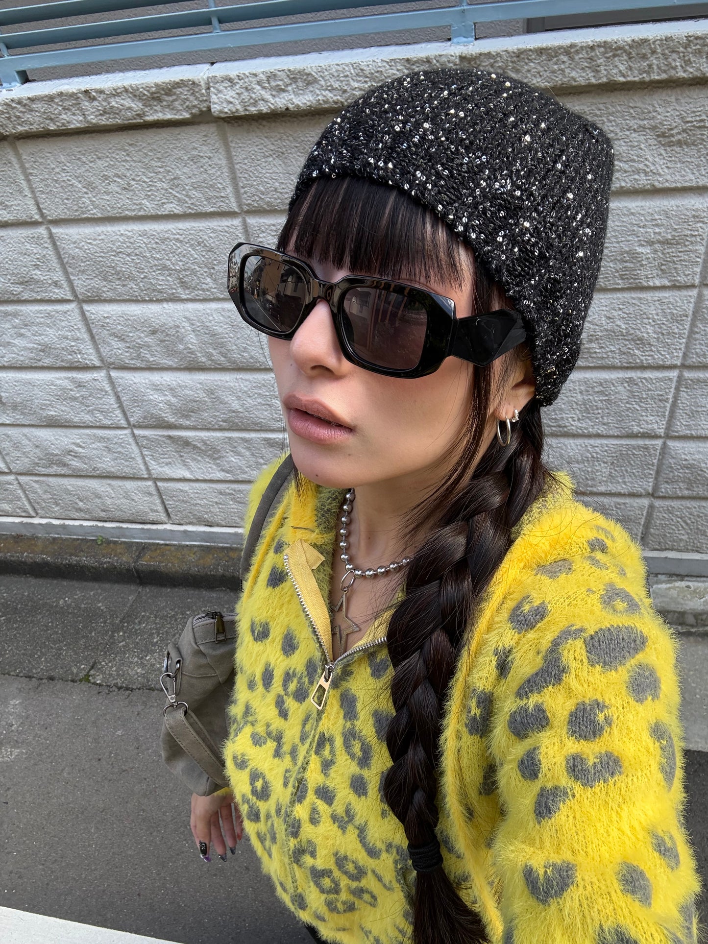 レオパードジップニット DPB86143