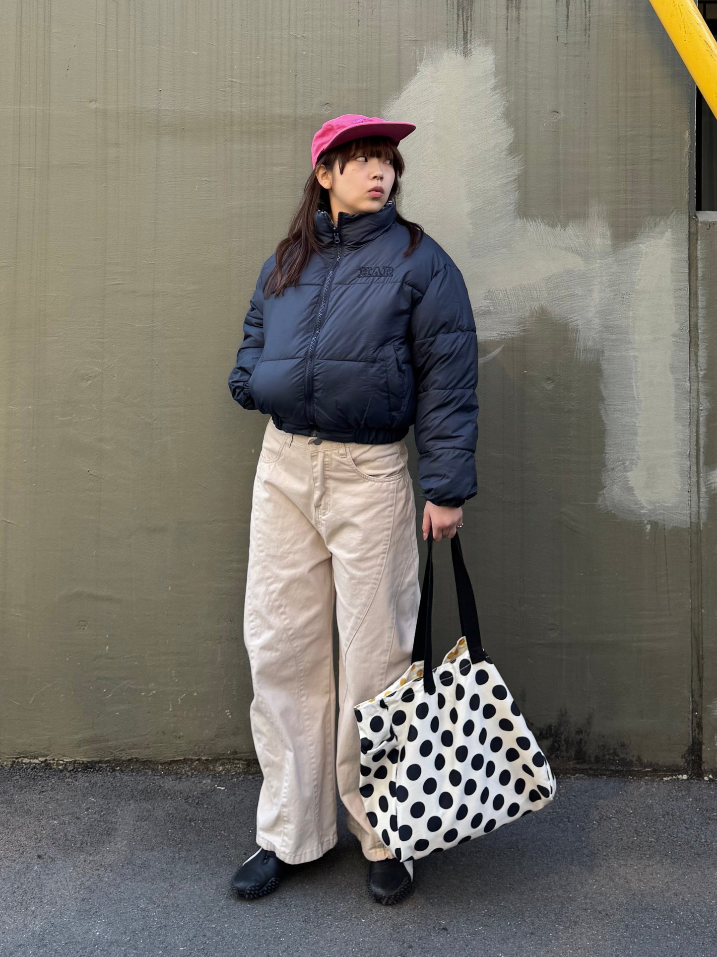 リバーシブルチェック中綿ジャケット DPB91075