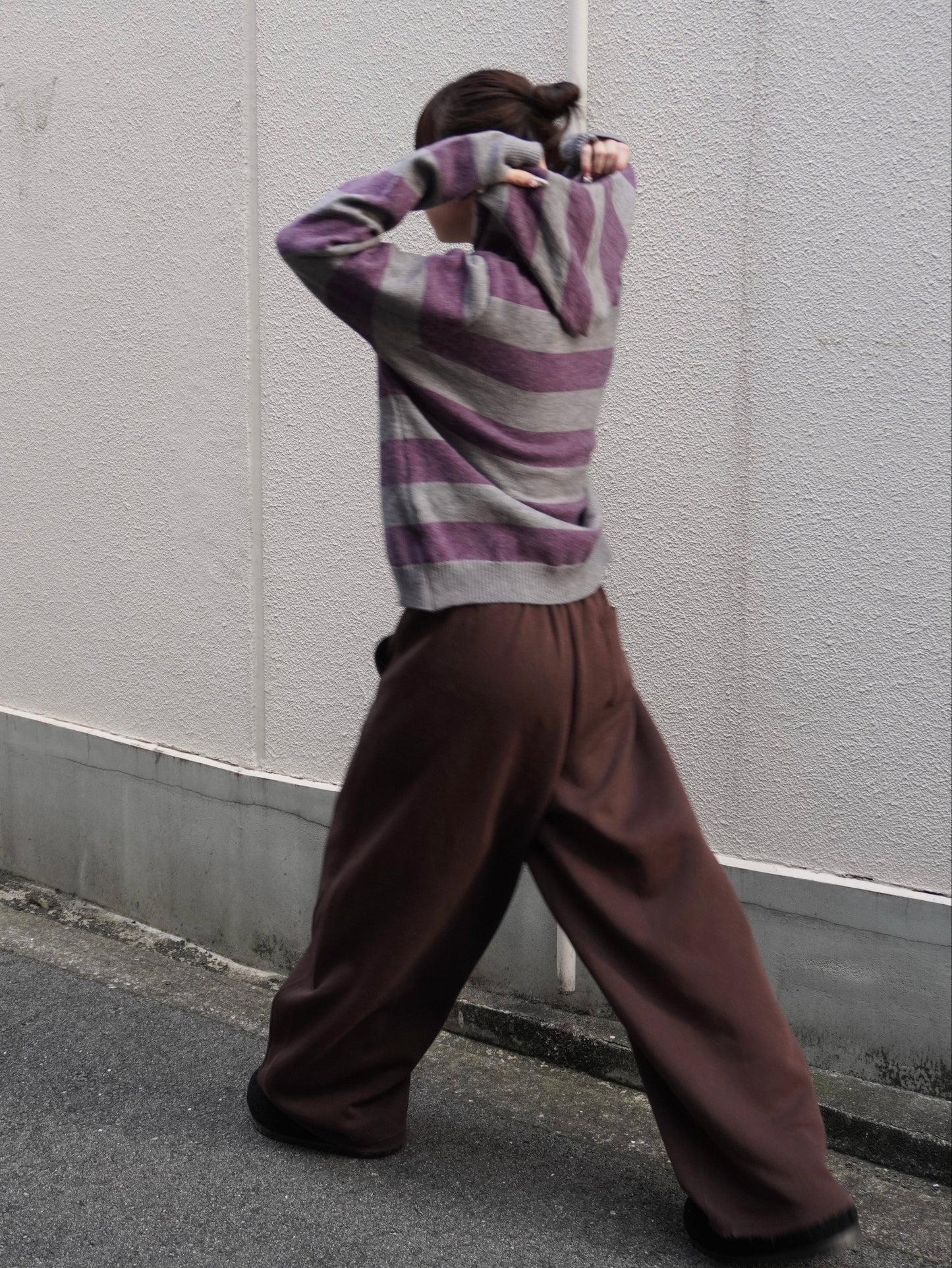 ニットベルトバルーンスウェットパンツ DPB85360