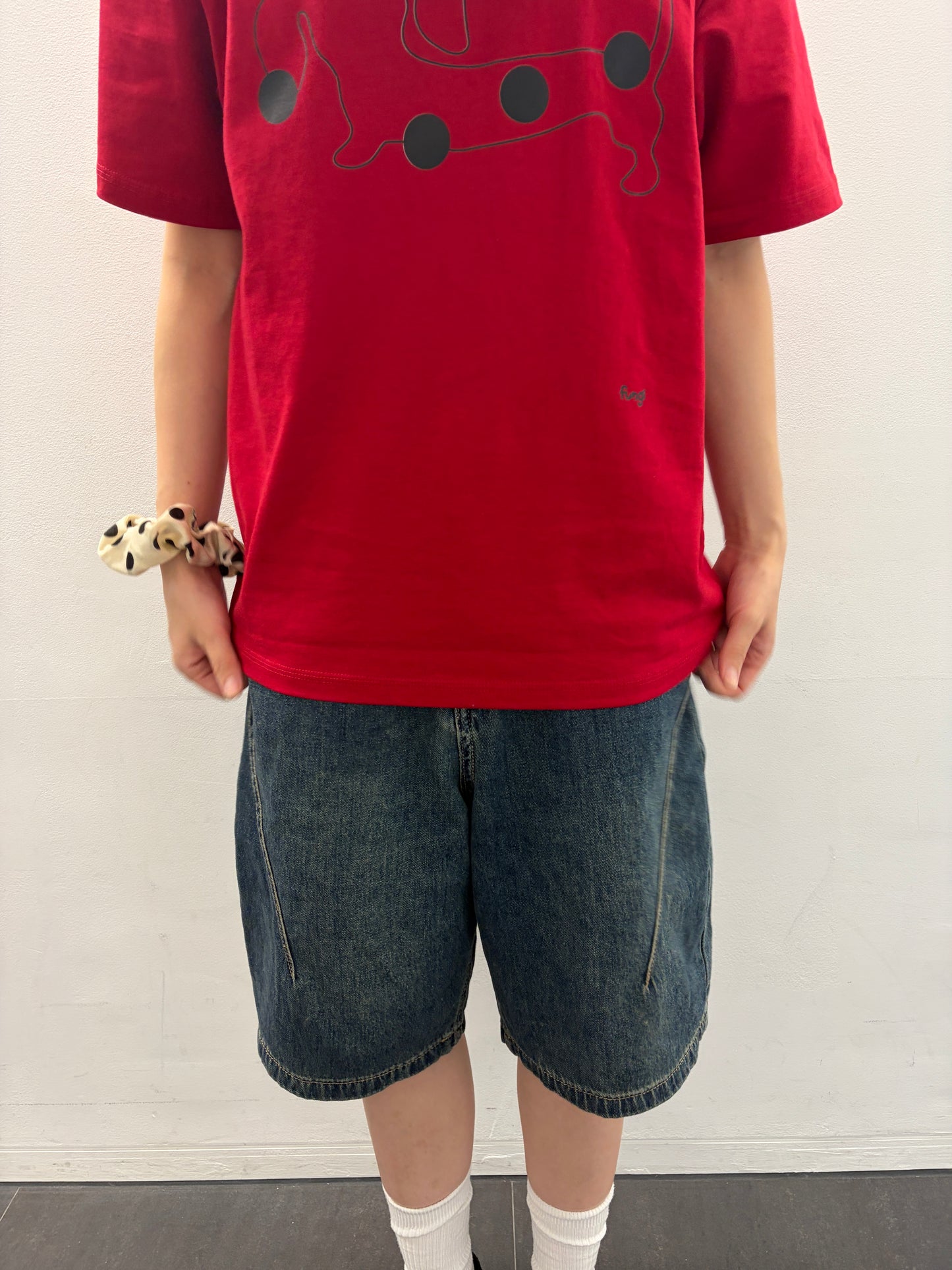 カーブデニムハーフパンツ DPB99124