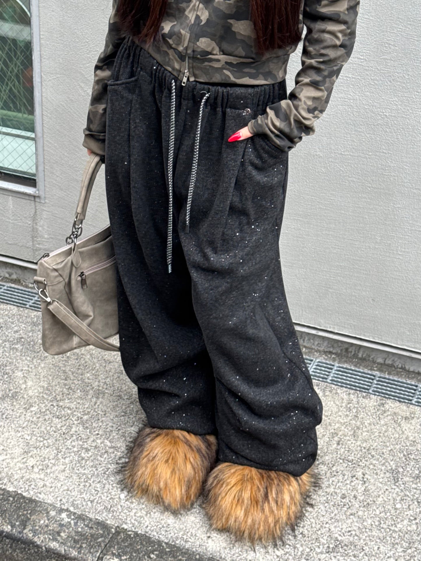 ルーズラメバルーンパンツ DPB86177