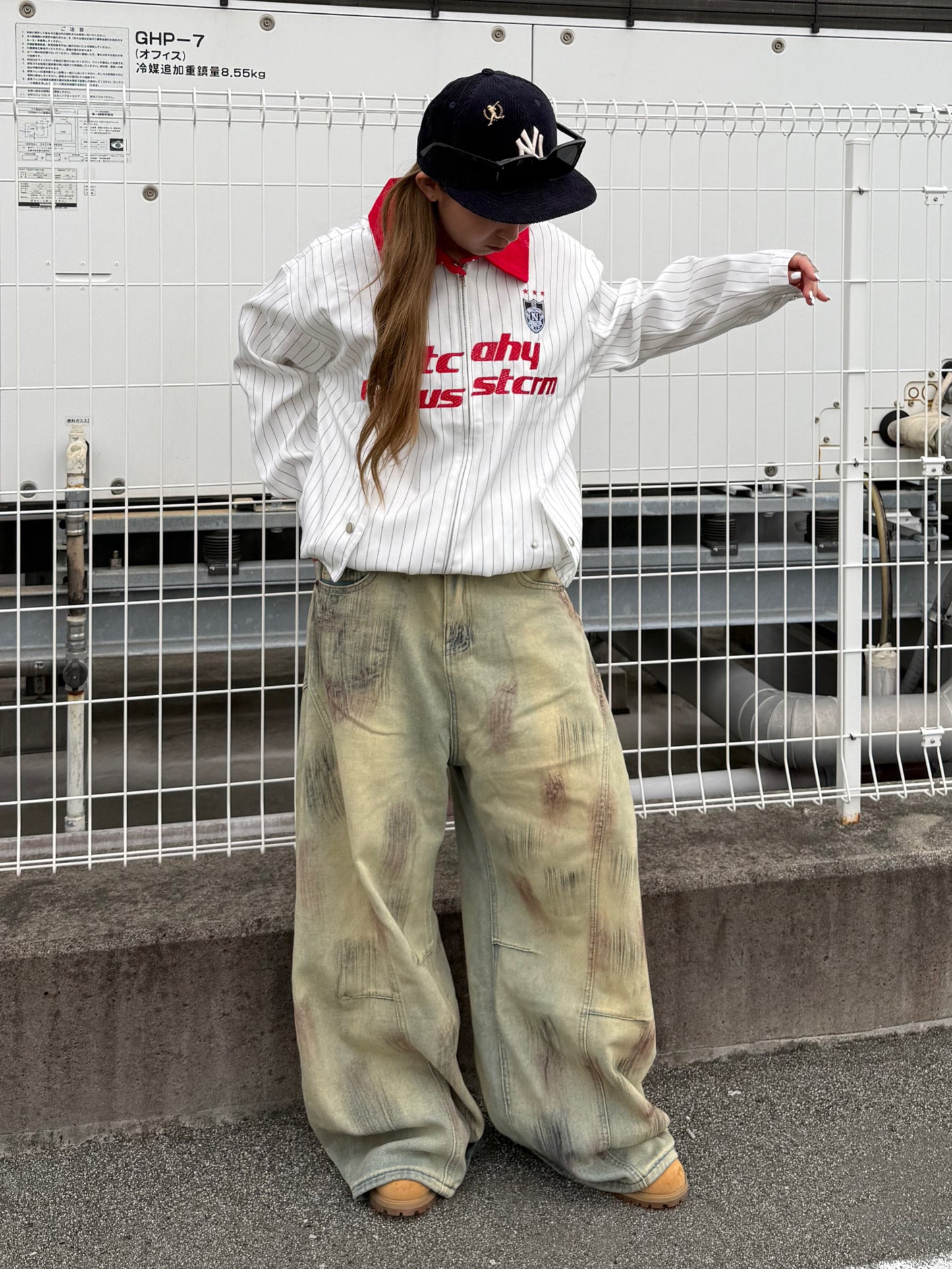 ダメージデザインデニムパンツ DPB90051