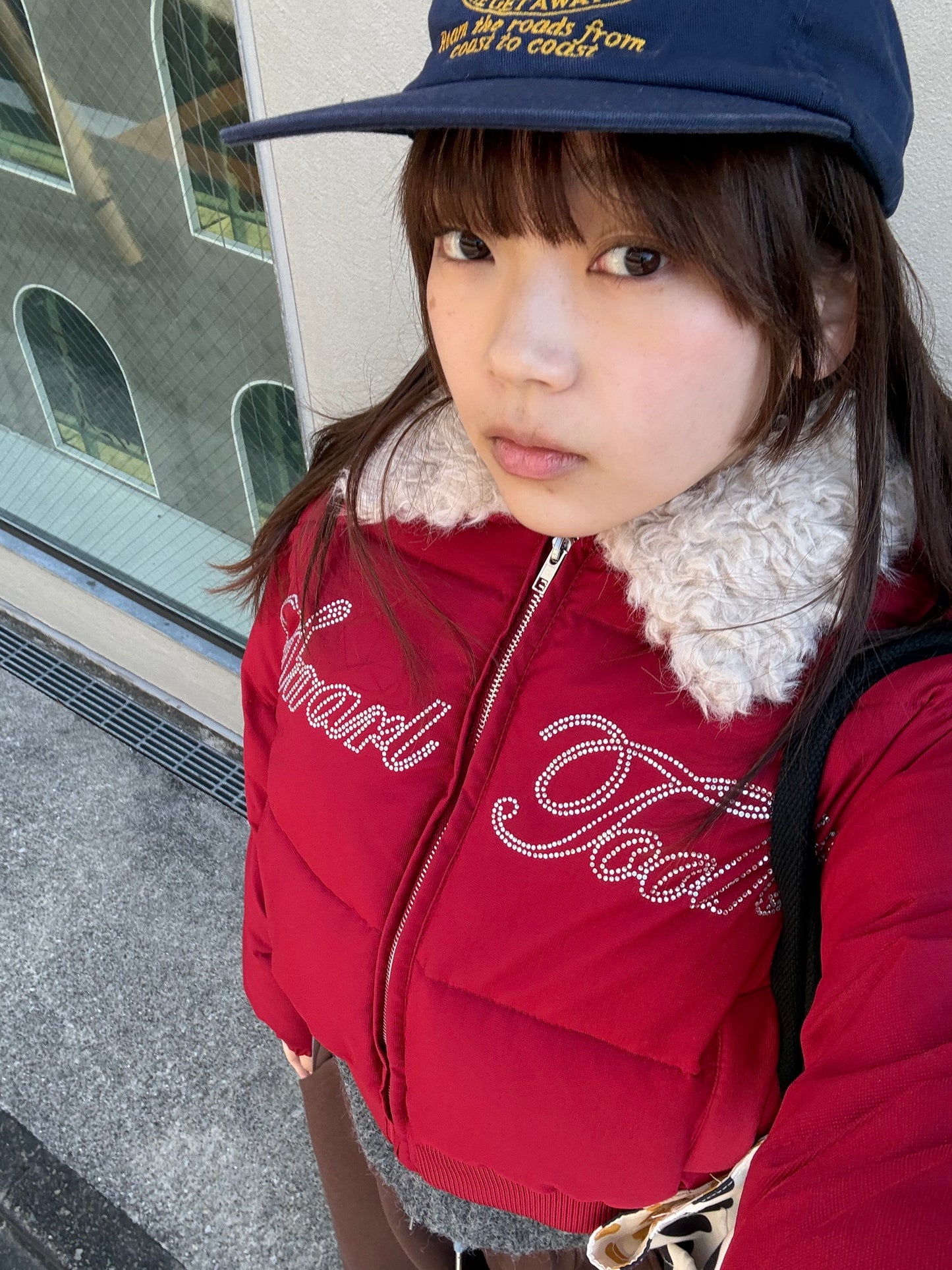 ラメロゴ中綿ジャケット DPB91072